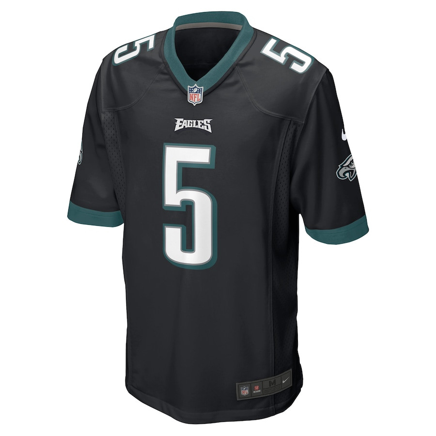 Donovan McNabb 5 Philadelphia Eagles Retired Black NFL Jersey Men's