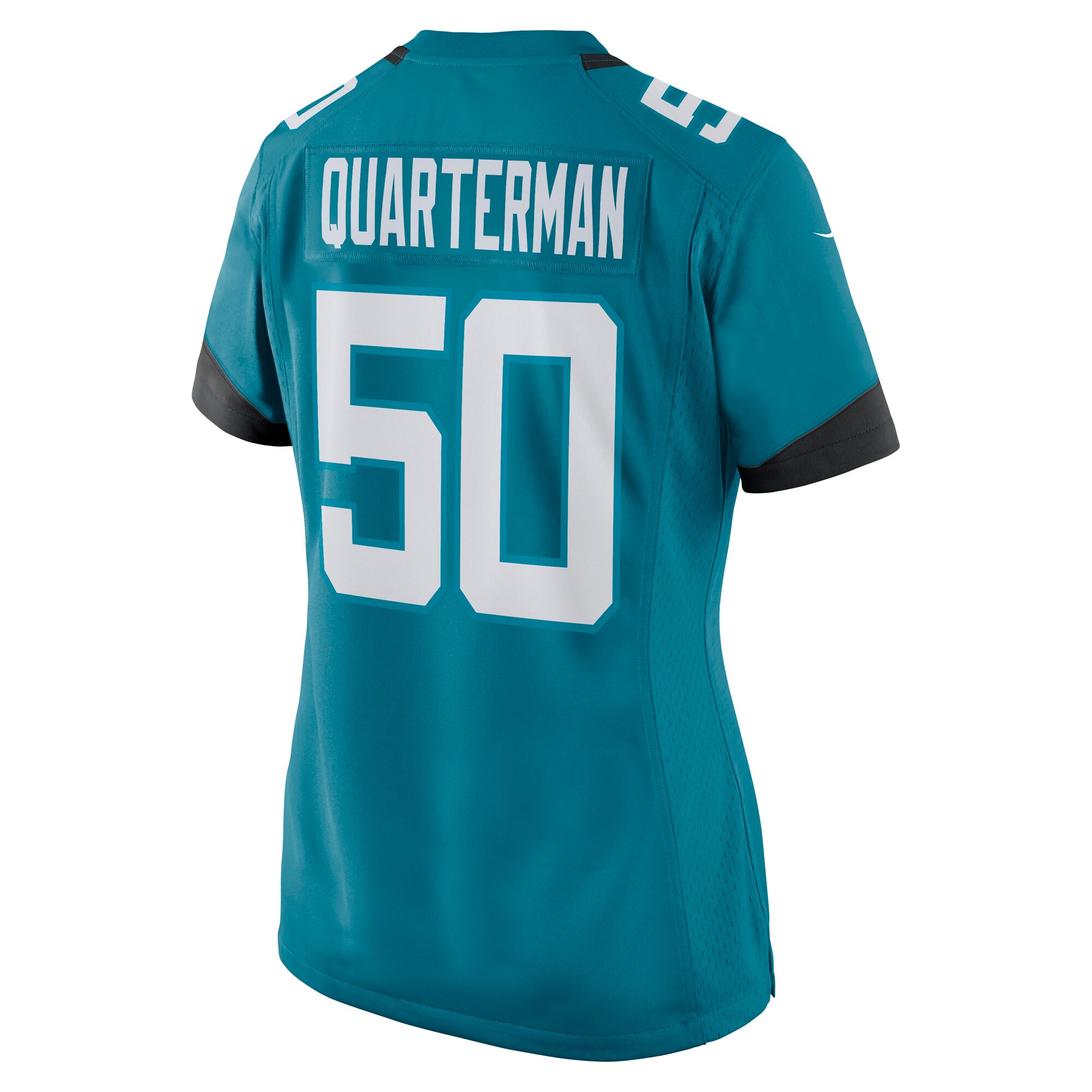 Jacksonville Jaguars Shaquille Quarterman Teal Game NFL Jersey Women's