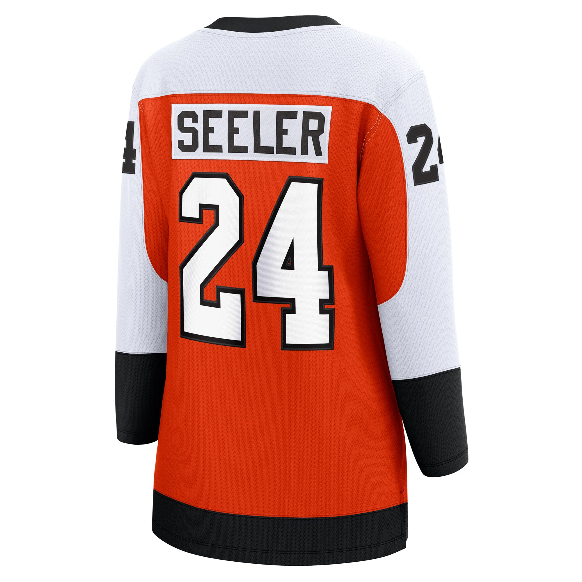 Philadelphia Flyers Nick Seeler Orange Home Breakaway Player NHL Jersey Women's