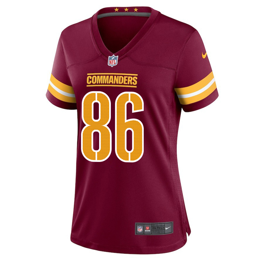 Zach Ertz 86 Washington Commanders Game Burgundy NFL Jersey Women's