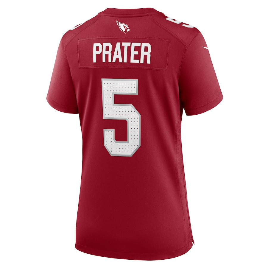 Matt Prater 5 Arizona Cardinals Game Cardinal NFL Jersey Women's