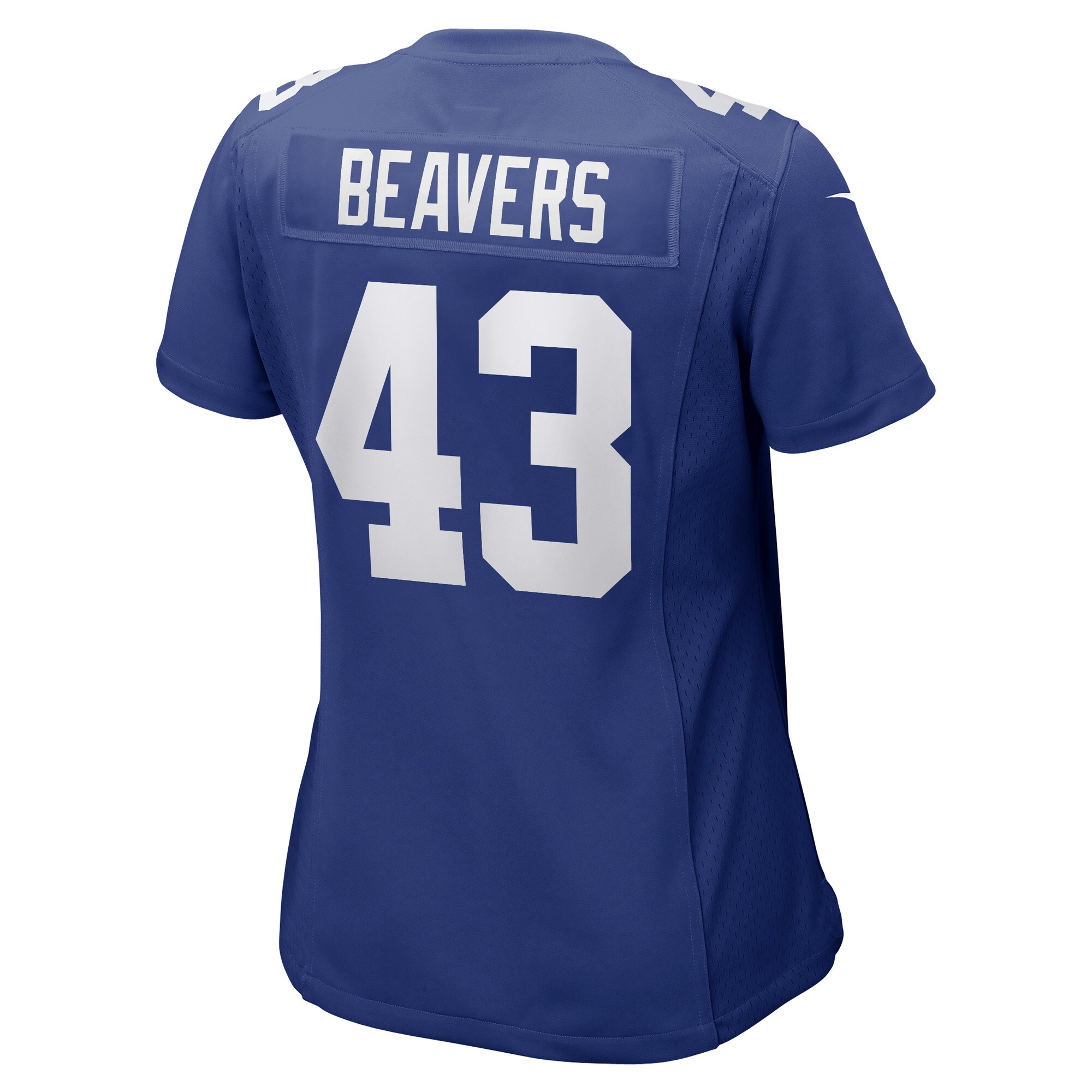 New York Giants Darrian Beavers Royal Game Player NFL Jersey Women's