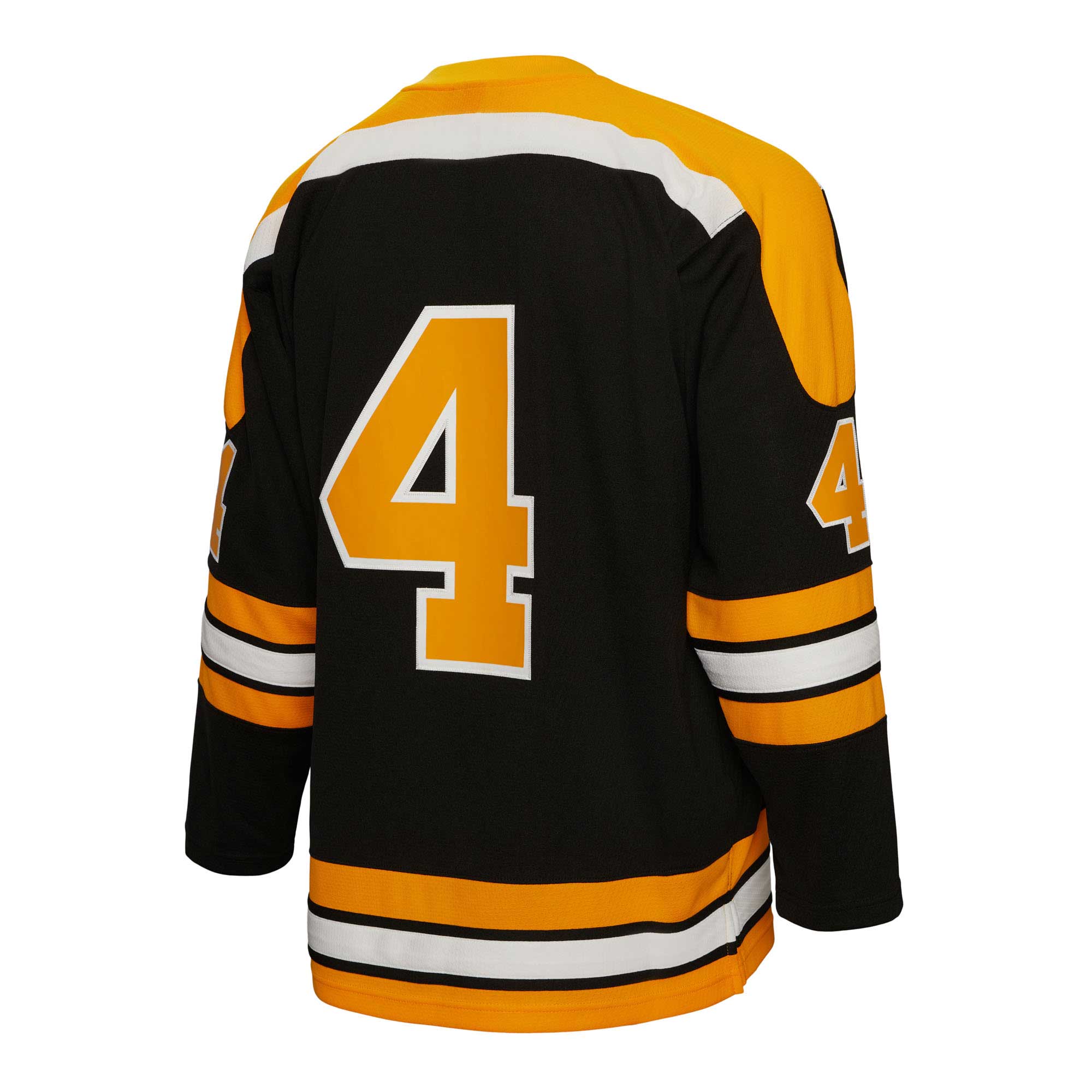 Boston Bruins Bobby Orr Mitchell Ness Black 1971/72 Blue Line Player NHL Jersey Men's