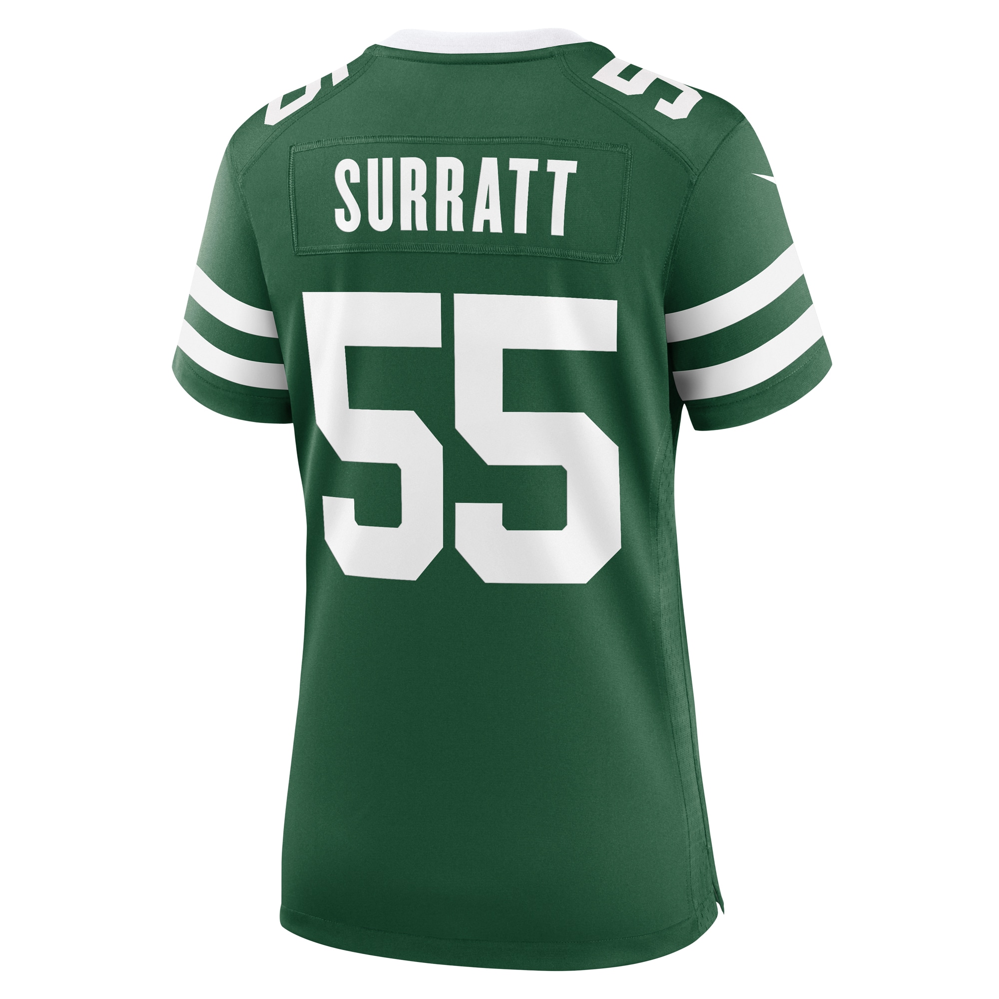 New York Jets Chazz Surratt Legacy Green Team Game NFL Jersey Women's