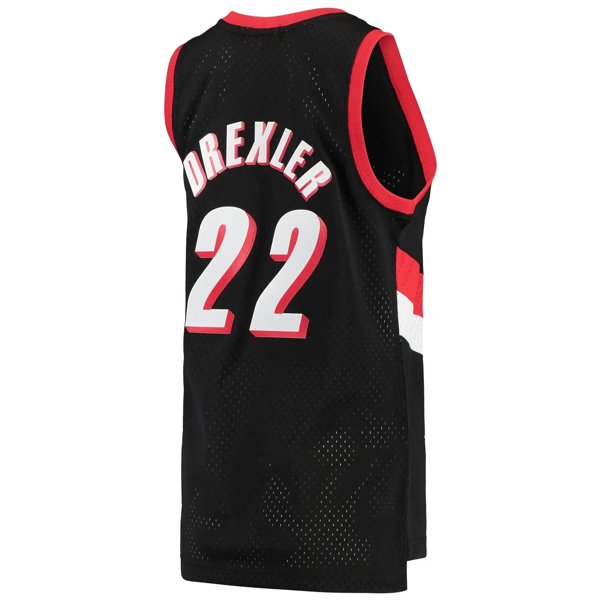 Clyde Drexler Portland Trail Blazers Mitchell Ness 1991-92 Hardwood Classics Swingman Black NBA Jersey Women's