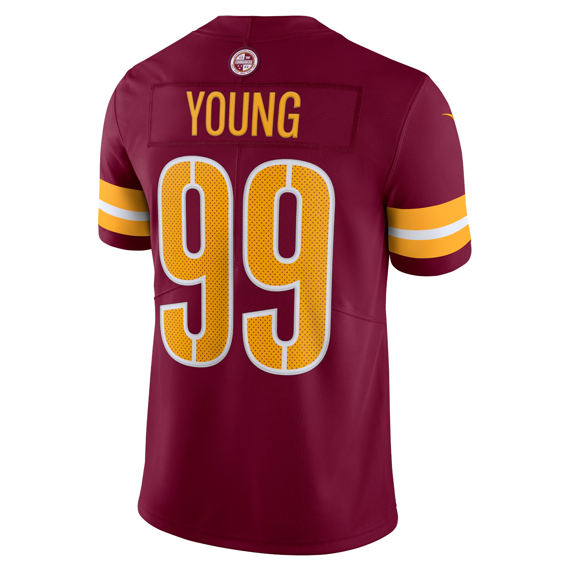 Washington Commanders Chase Young Burgundy Vapor Limited NFL Jersey Men's