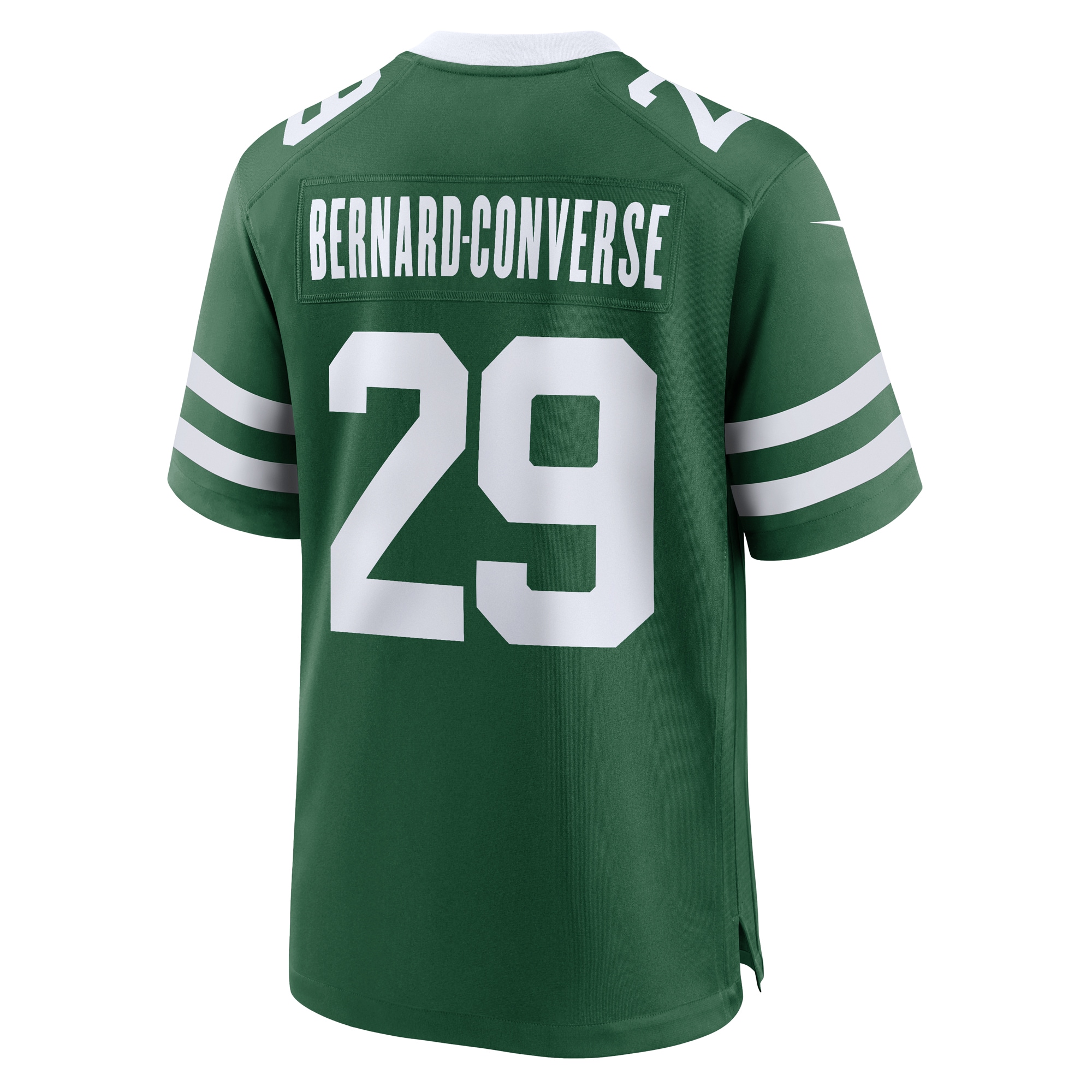 New York Jets Jarrick Bernard-Converse Legacy Green Team Game NFL Jersey Men's