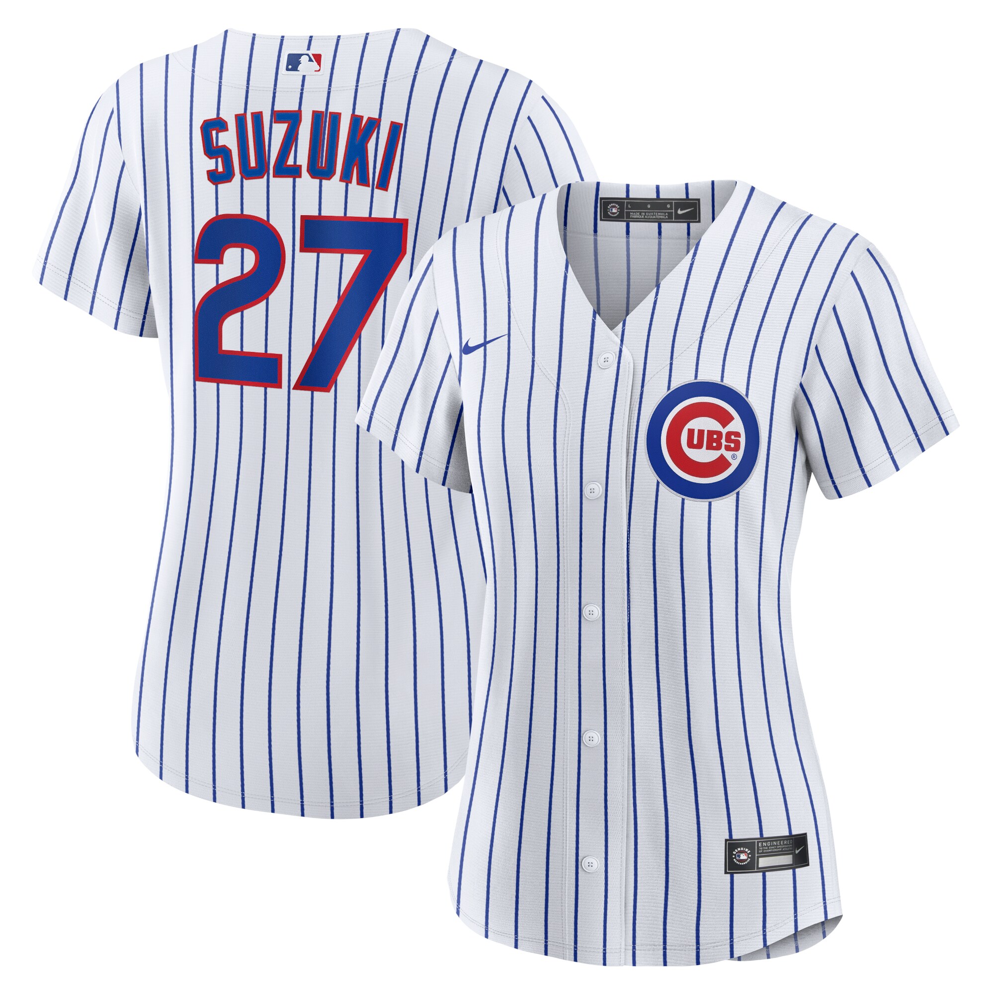 Chicago Cubs Seiya Suzuki White Home MLB Jersey Women's
