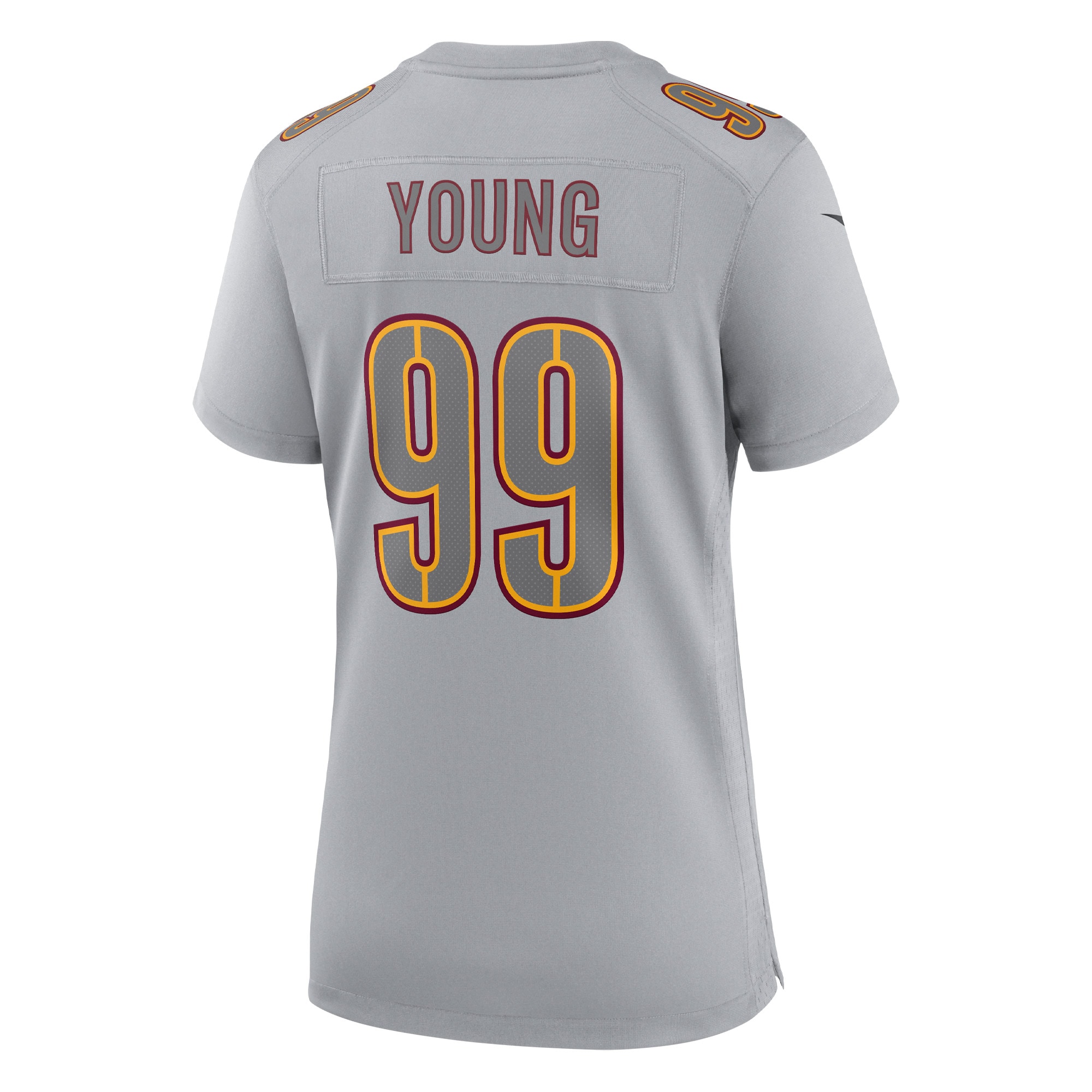 Washington Commanders Chase Young Gray Atmosphere Fashion Game NFL Jersey Women's