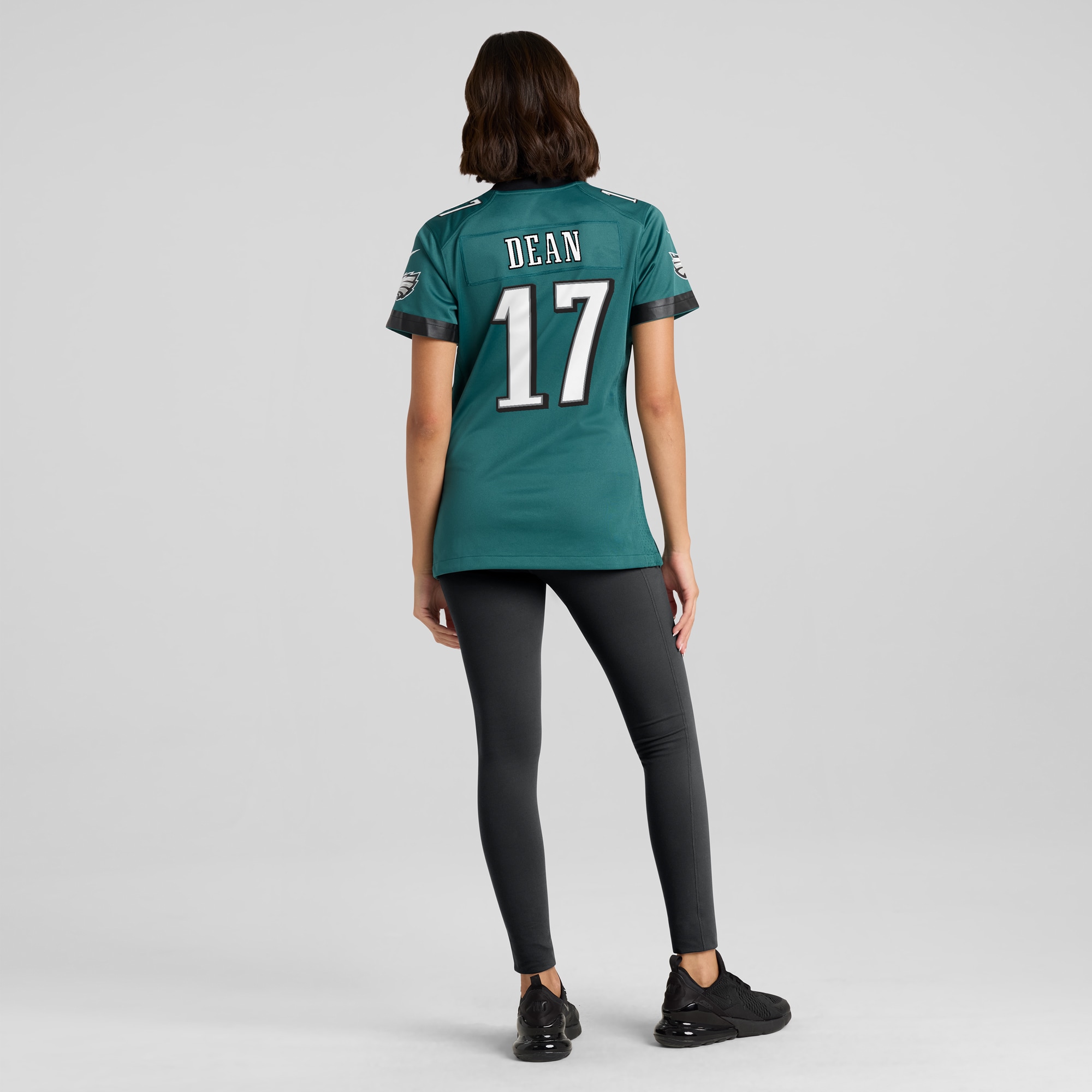 Philadelphia Eagles Nakobe Dean Midnight Green Team Game NFL Jersey Women's