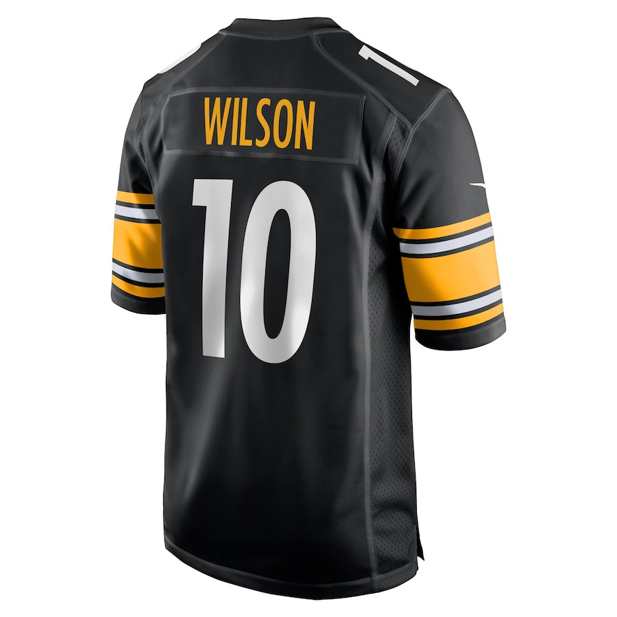 Roman Wilson 10 Pittsburgh Steelers Game Black NFL Jersey Men's