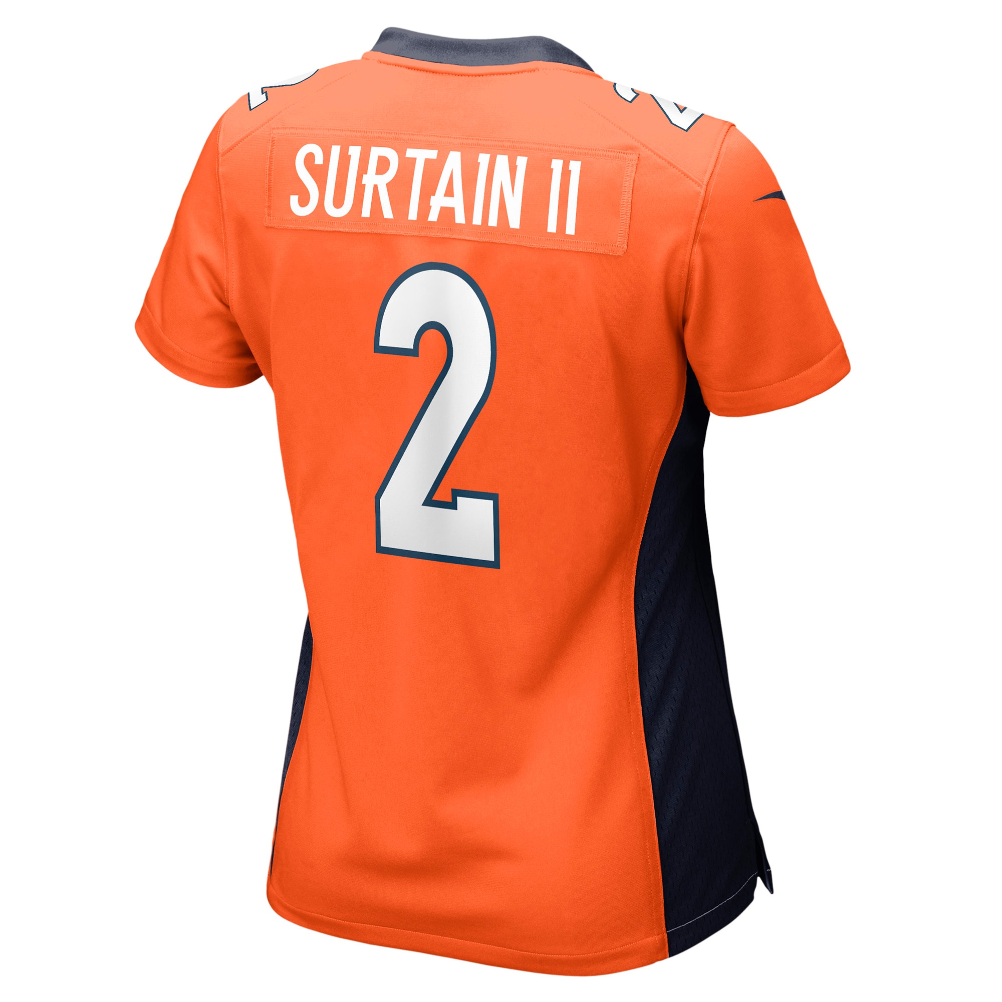 Denver Broncos Patrick Surtain II Orange Game NFL Jersey Women's