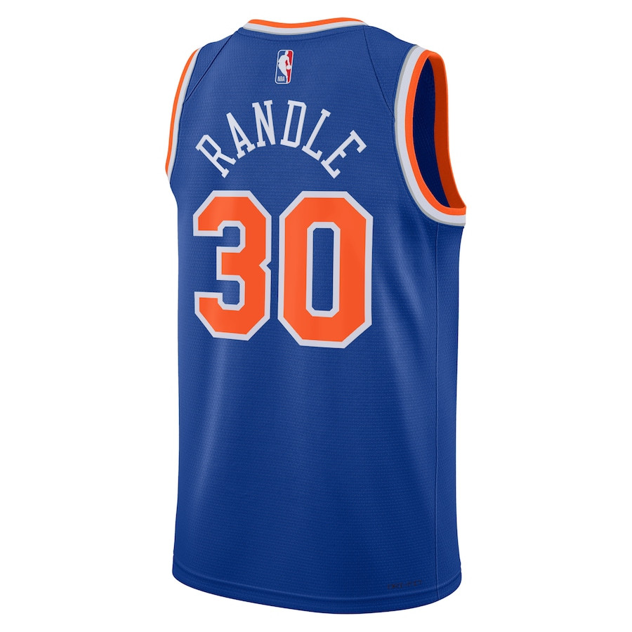 Julius Randle 30 New York Knicks Unisex Swingman Icon Edition Blue NBA Jersey Unisex