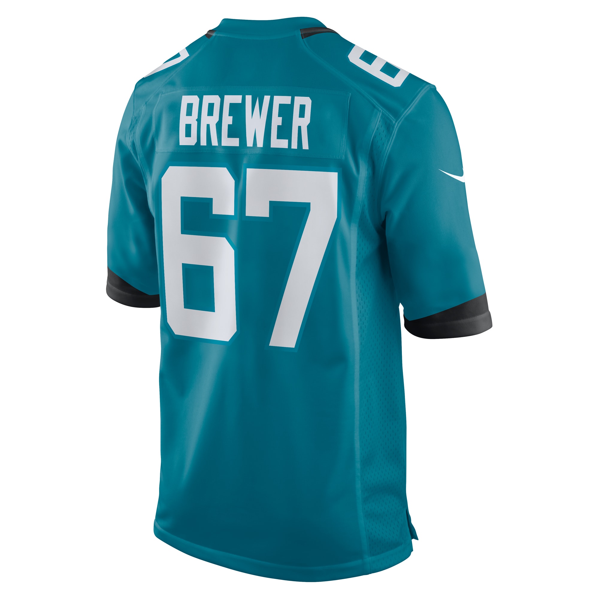 Jacksonville Jaguars Chandler Brewer Teal Game NFL Jersey Men's