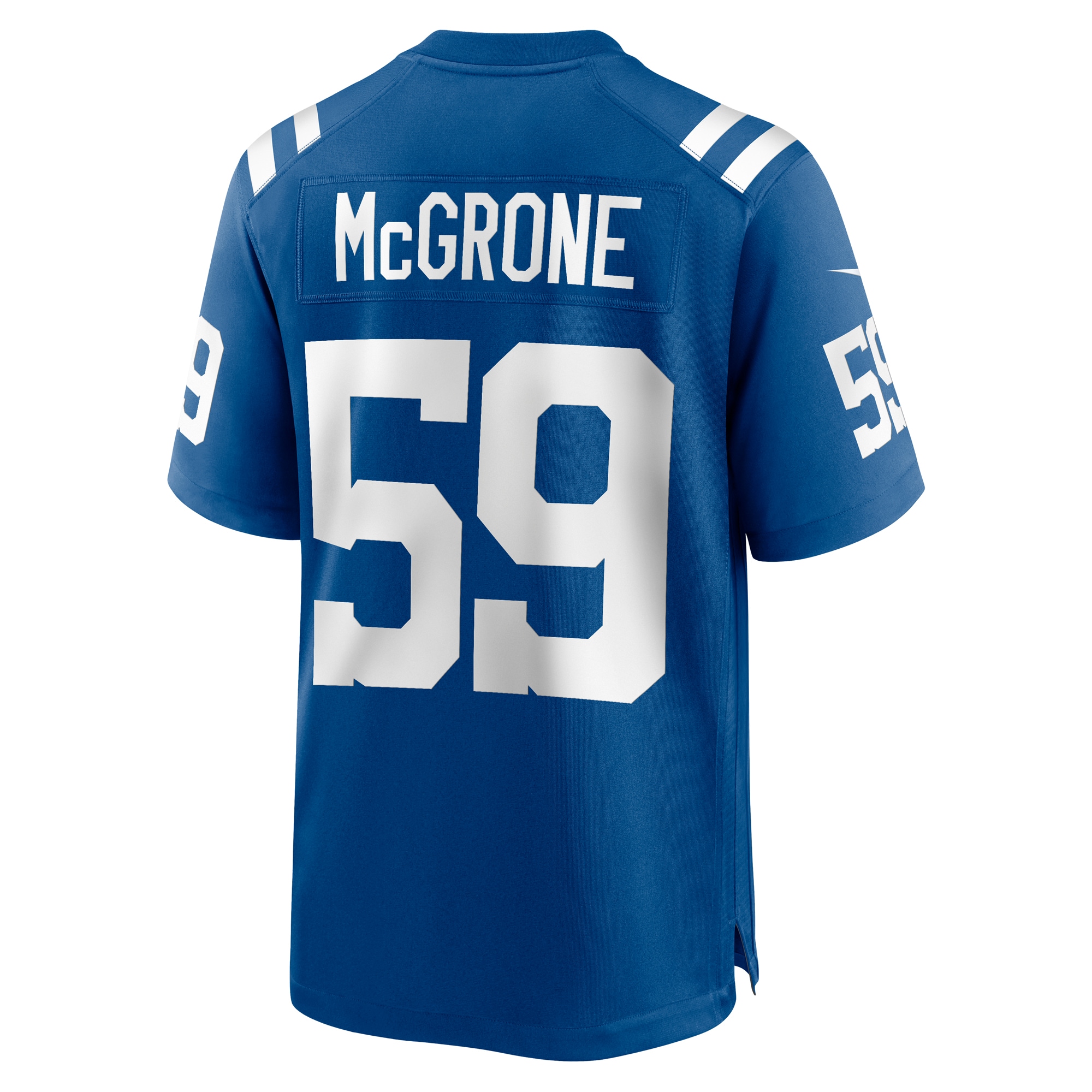 Indianapolis Colts Cameron McGrone Royal Team Game NFL Jersey Men's