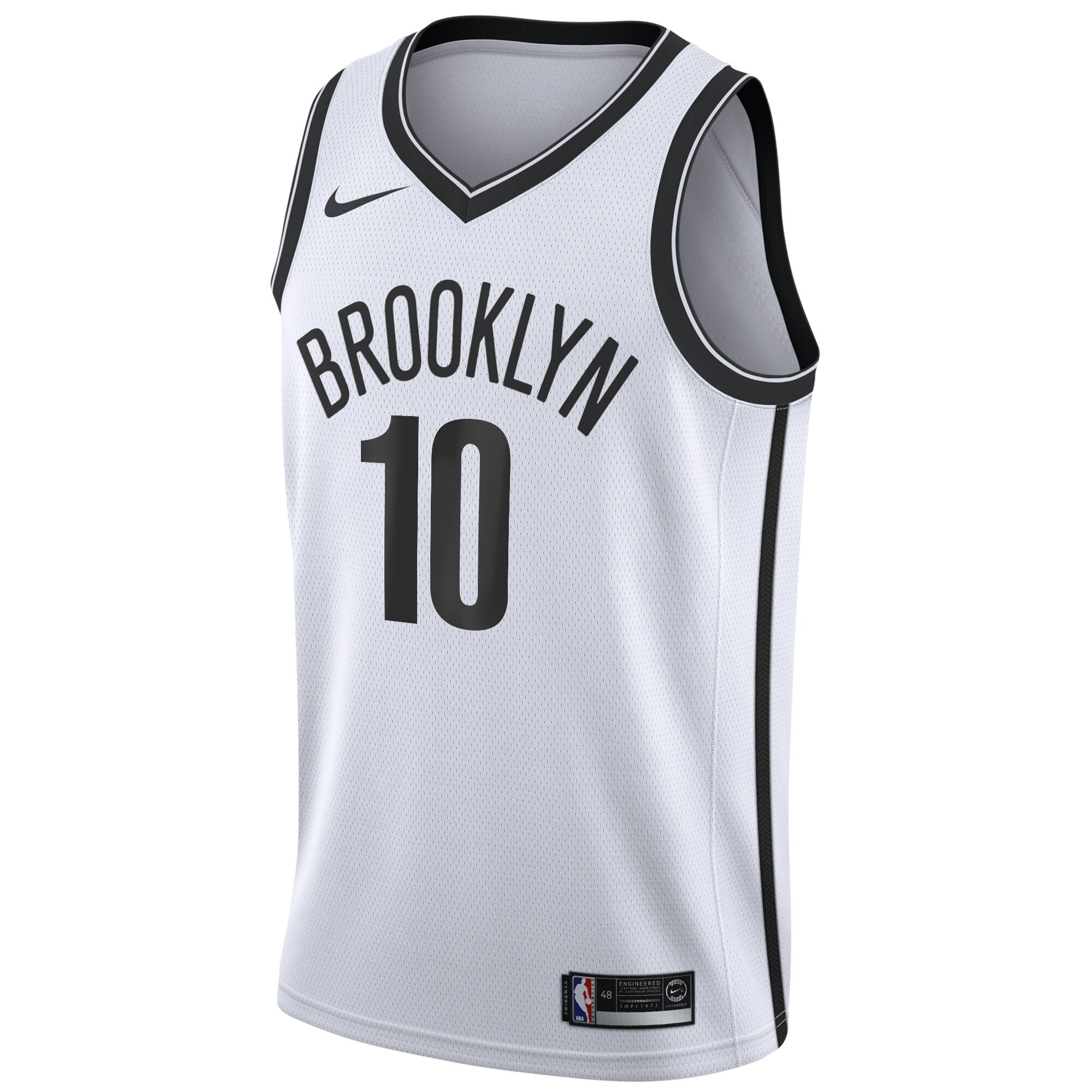 Brooklyn Nets Association Edition Swingman White Ben Simmons NBA Jersey Men's