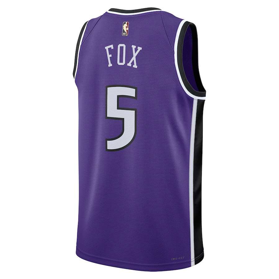 De'Aaron Fox 5 Sacramento Kings Unisex 2024/25 Swingman Purple Classic Edition NBA Jersey Unisex