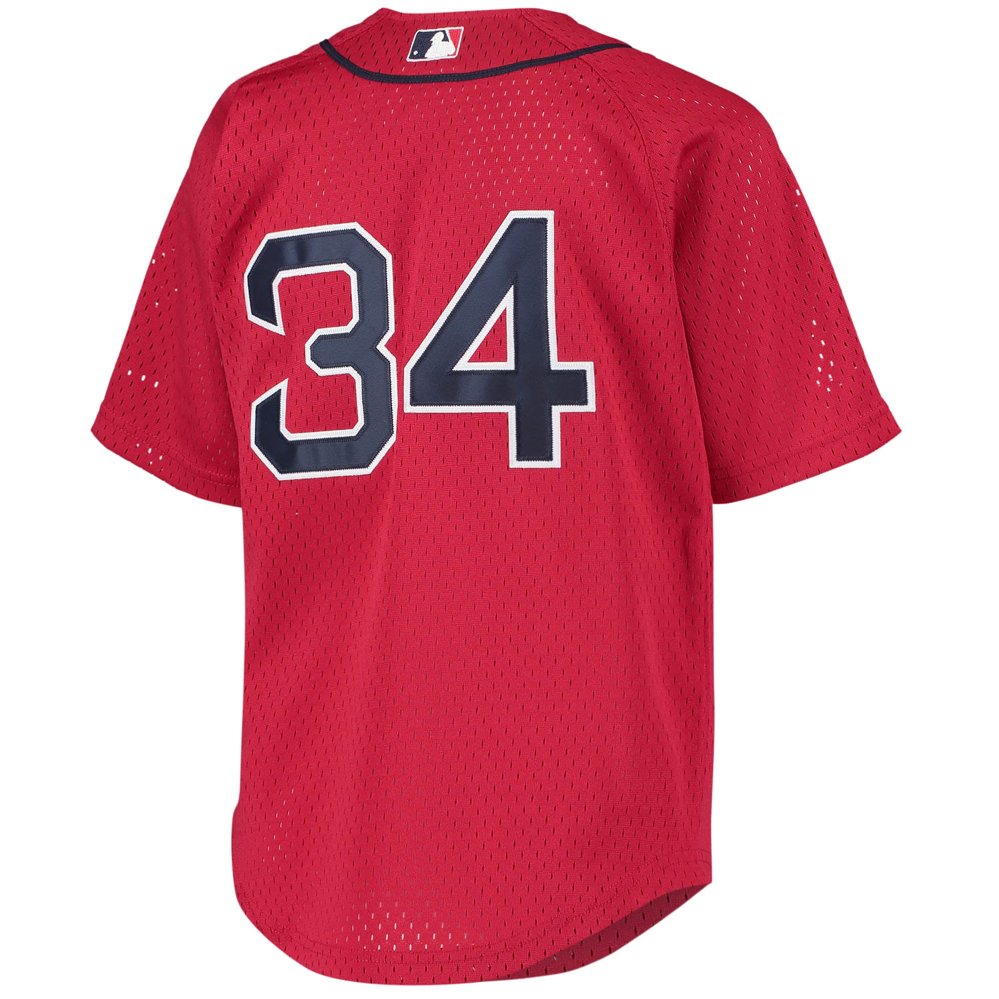 Boston Red Sox David Ortiz Mitchell Ness Red Cooperstown Collection Batting Practice MLB Jersey Youth