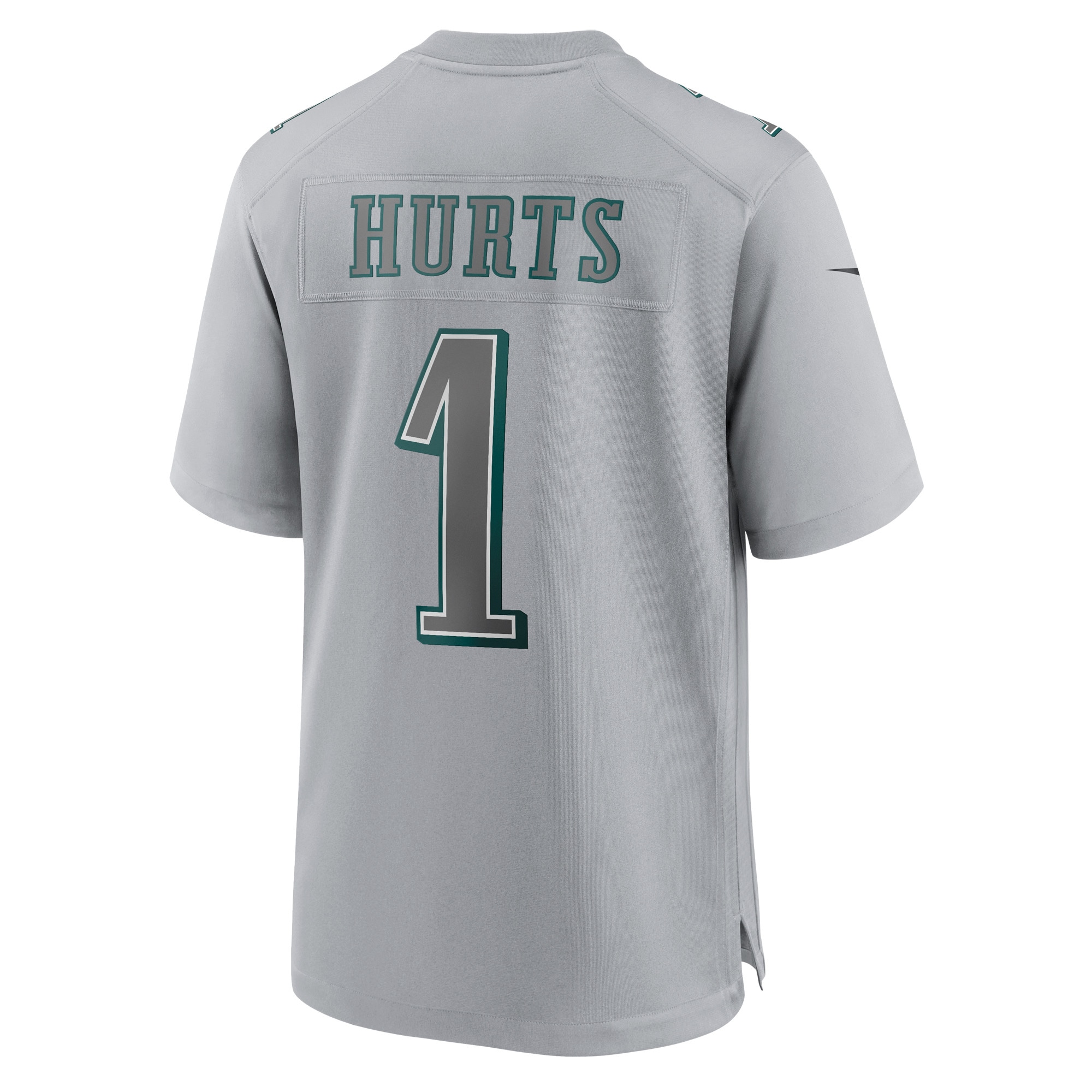 Philadelphia Eagles Jalen Hurts Gray Super Bowl LVII Patch Atmosphere Fashion Game NFL Jersey Youth