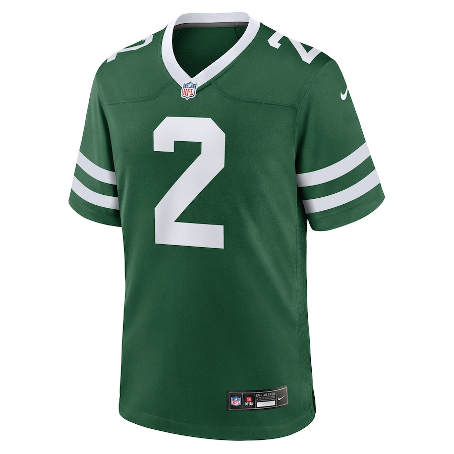 Tyrod Taylor 2 New York Jets Team Game Legacy Green NFL Jersey Men's