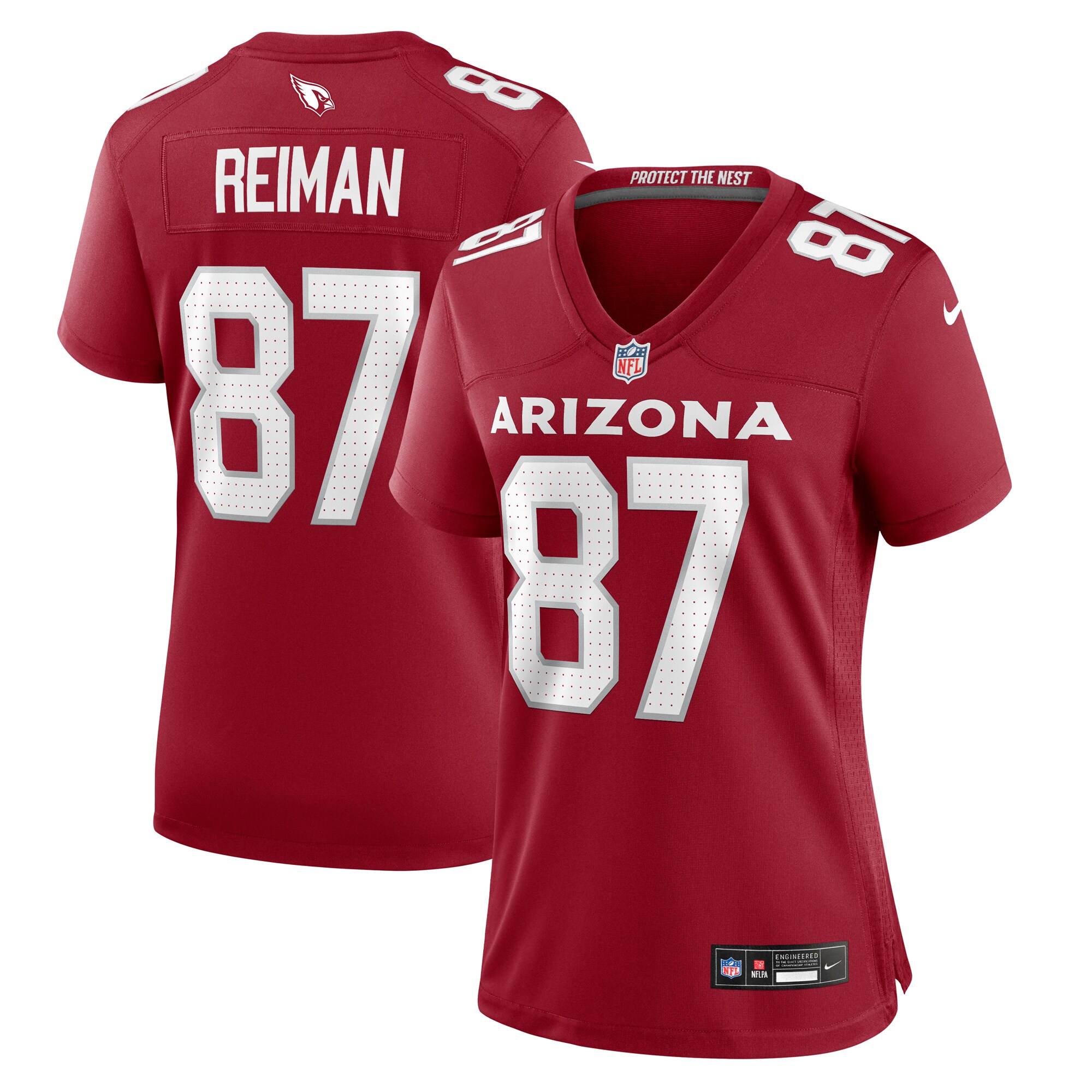 Arizona Cardinals Tip Reiman Cardinal Game NFL Jersey Women's