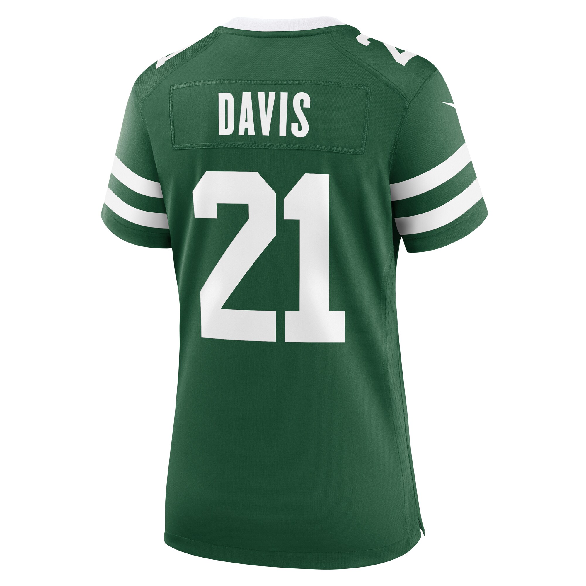 New York Jets Ashtyn Davis Legacy Green Team Game NFL Jersey Women's