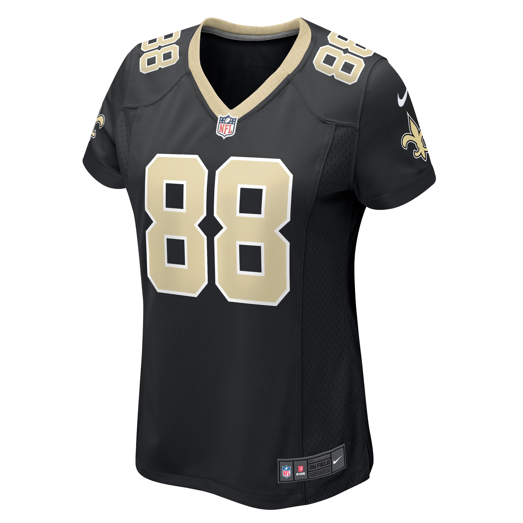 New Orleans Saints J.P. Holtz Black Game Player NFL Jersey Women's