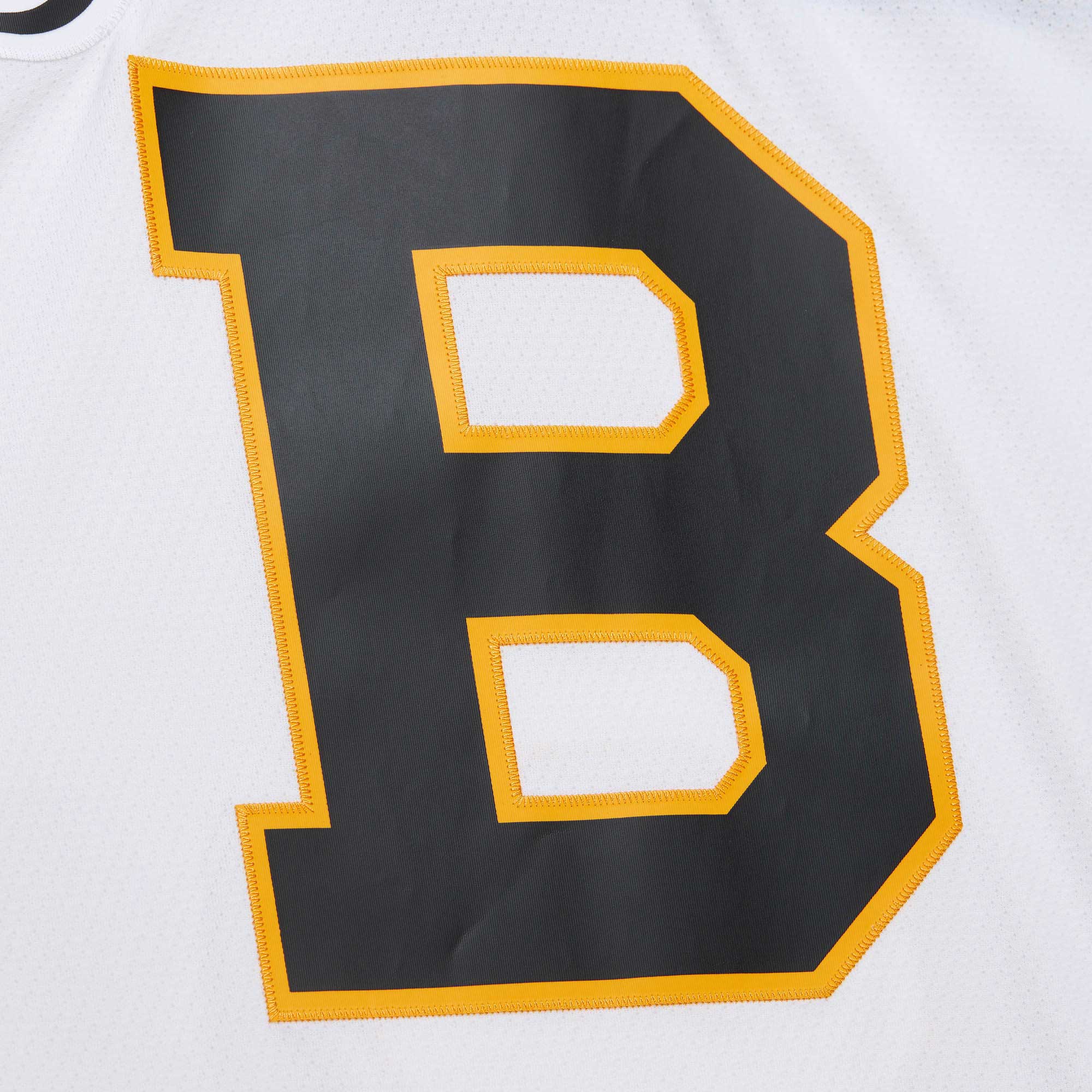 Boston Bruins Cam Neely Mitchell Ness White 1991/92 Alternate Captain Blue Line Player NHL Jersey Men's