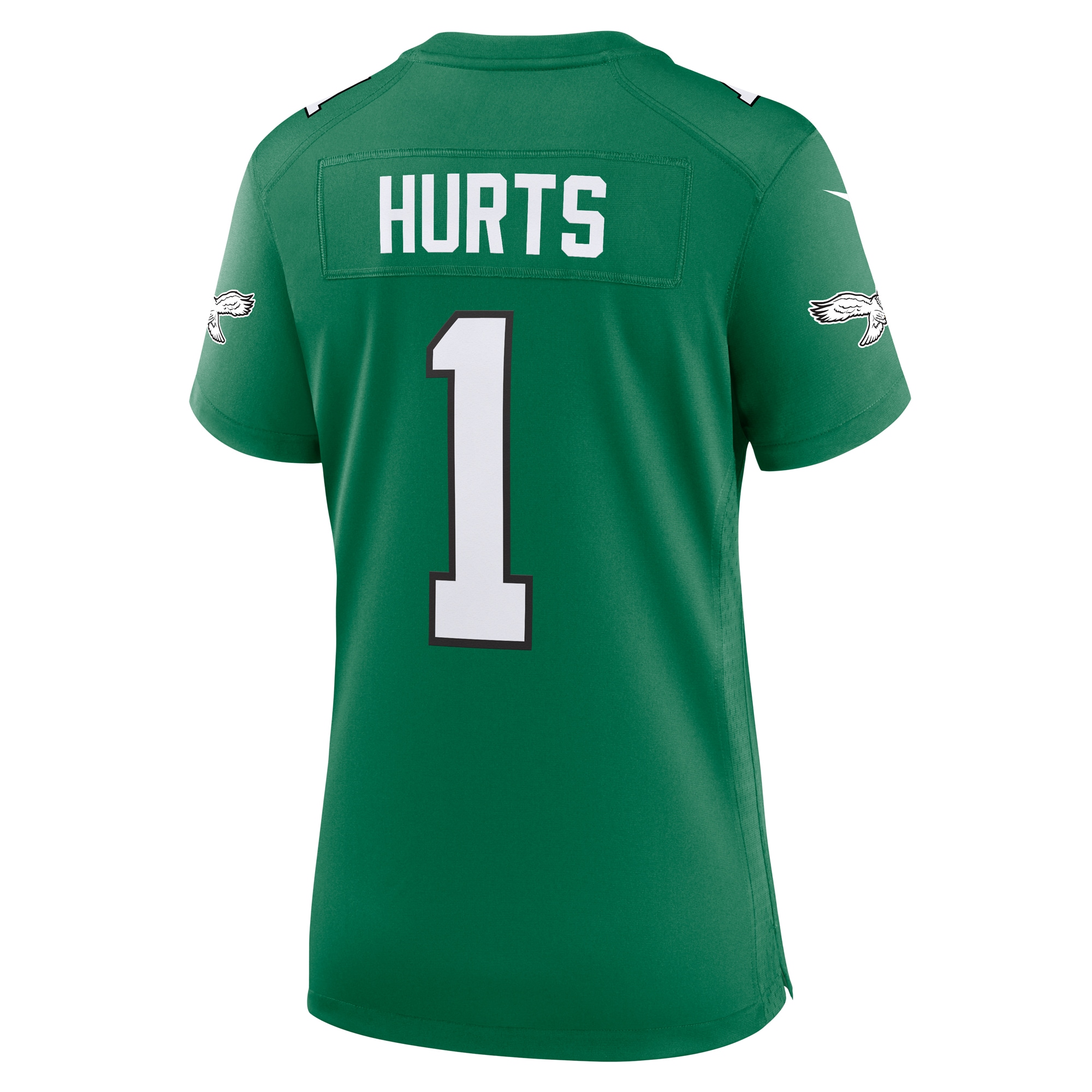 Philadelphia Eagles Jalen Hurts Kelly Green Super Bowl LIX 2nd Alternate Game NFL Jersey Women's