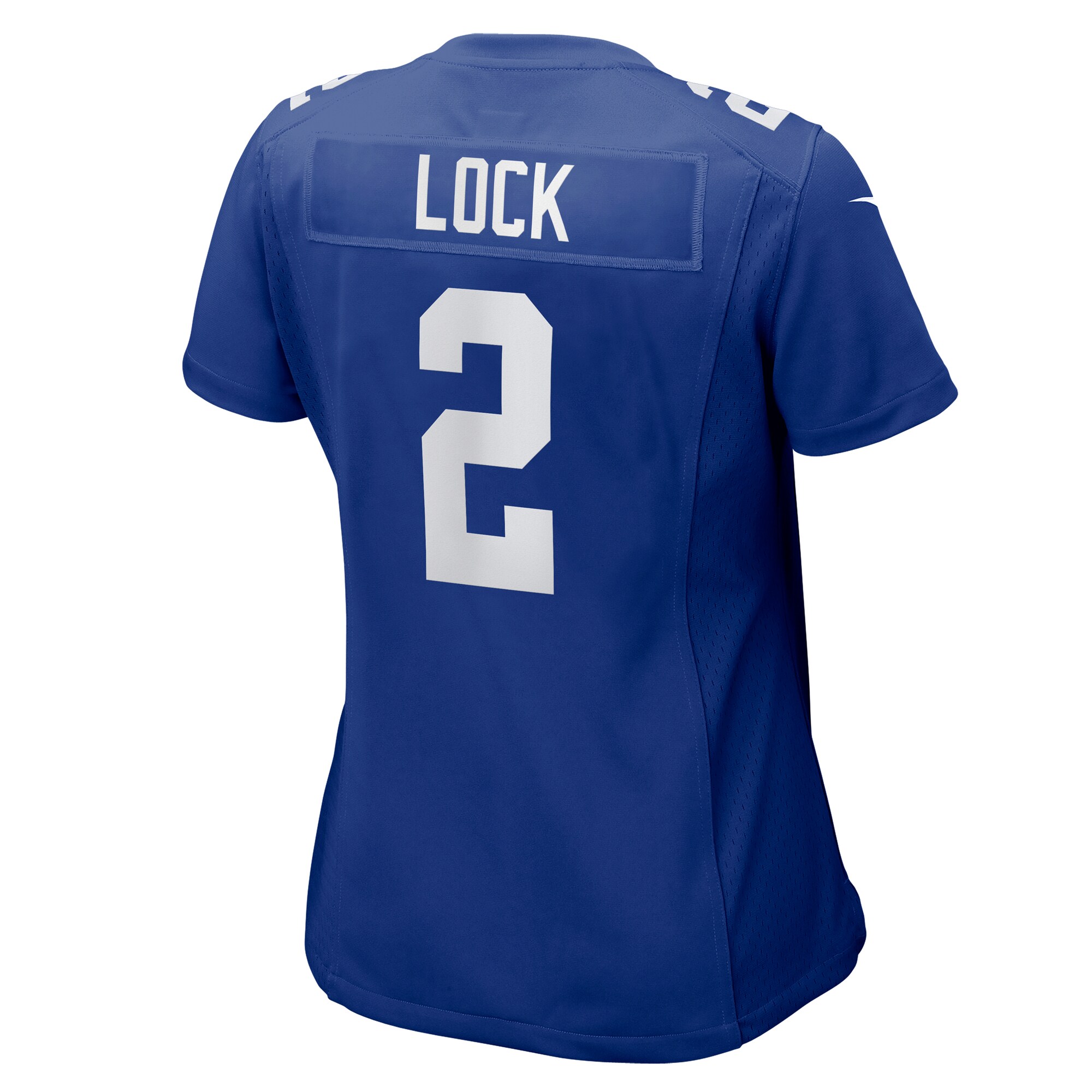 New York Giants Drew Lock Royal Game NFL Jersey Women's