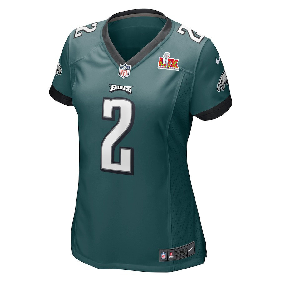 Darius Slay Jr. #2 Philadelphia Eagles Super Bowl LIX Midnight Green NFL Jersey Women's