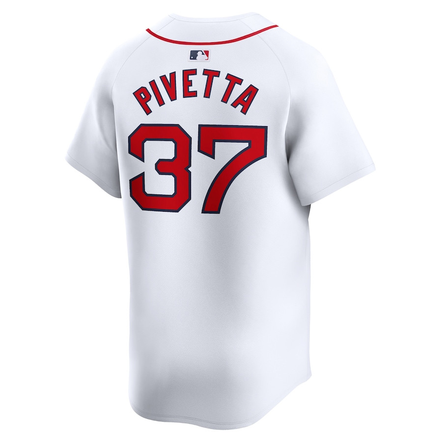 Nick Pivetta 37 Boston Red Sox Home Limited White MLB Jersey Men's