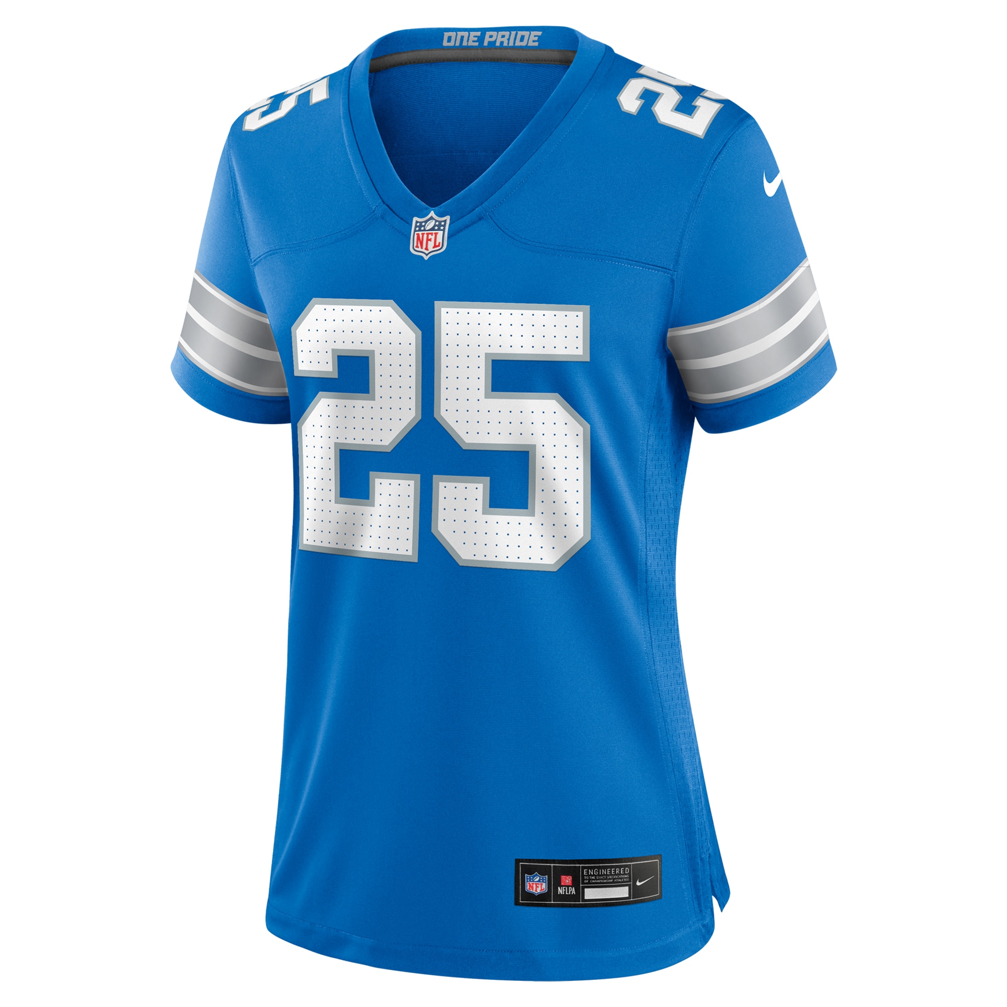 Detroit Lions Jamal Adams Blue Team Game NFL Jersey Women's