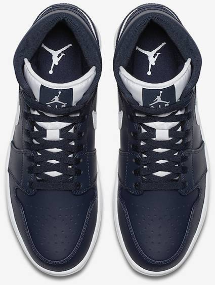 Air Jordan 1 Retro Mid Obsidian 554724-402