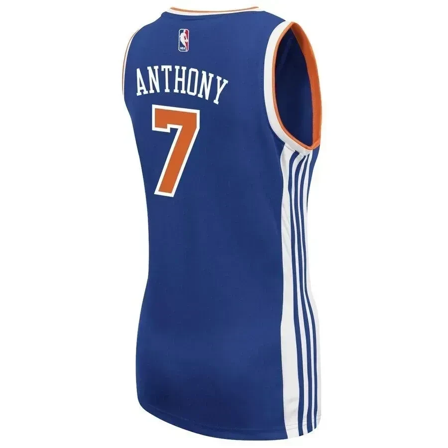 Carmelo Anthony New York Knicks Road Royal NBA Jersey Women's