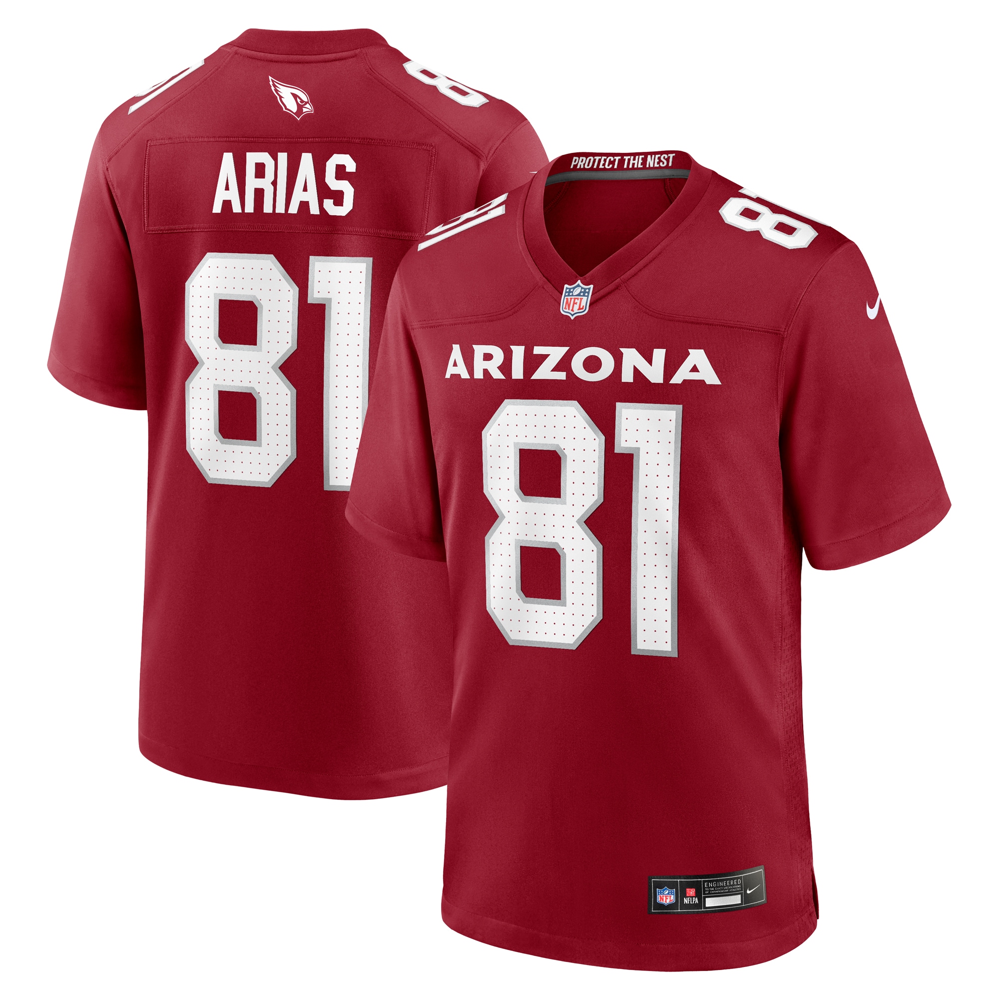 Arizona Cardinals Daniel Arias Cardinal Team Game NFL Jersey Men's