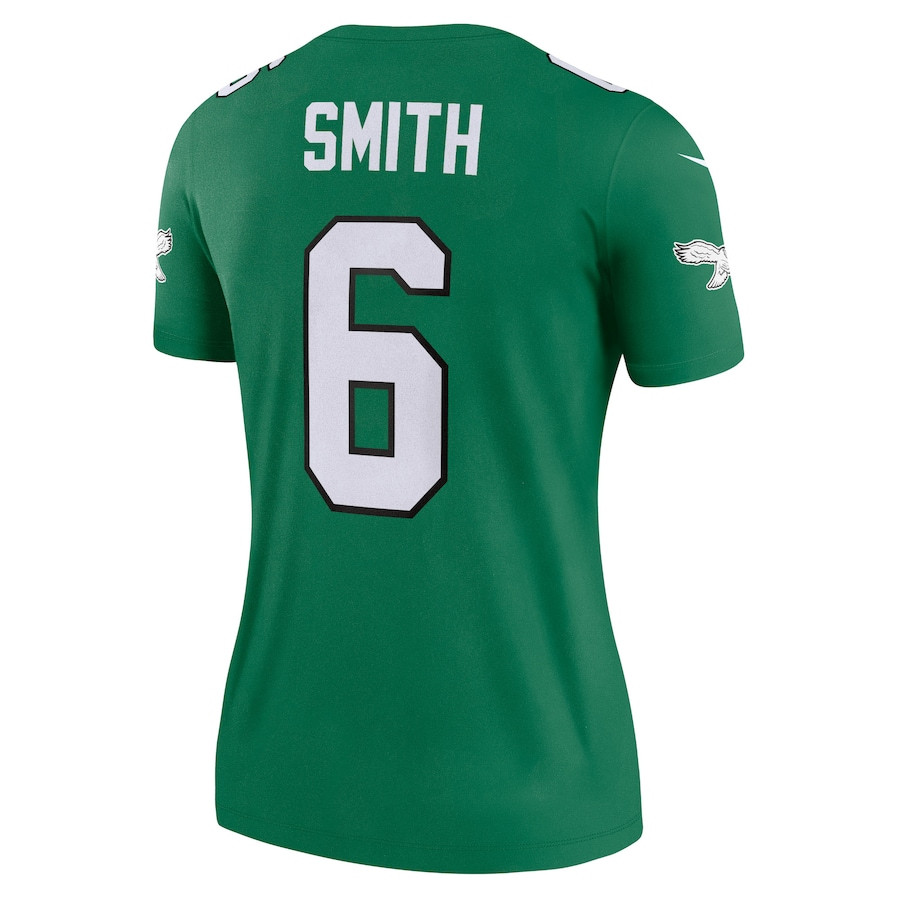 DeVonta Smith 6 Philadelphia Eagles Alternate Legend Player Kelly Green NFL Jersey Women's
