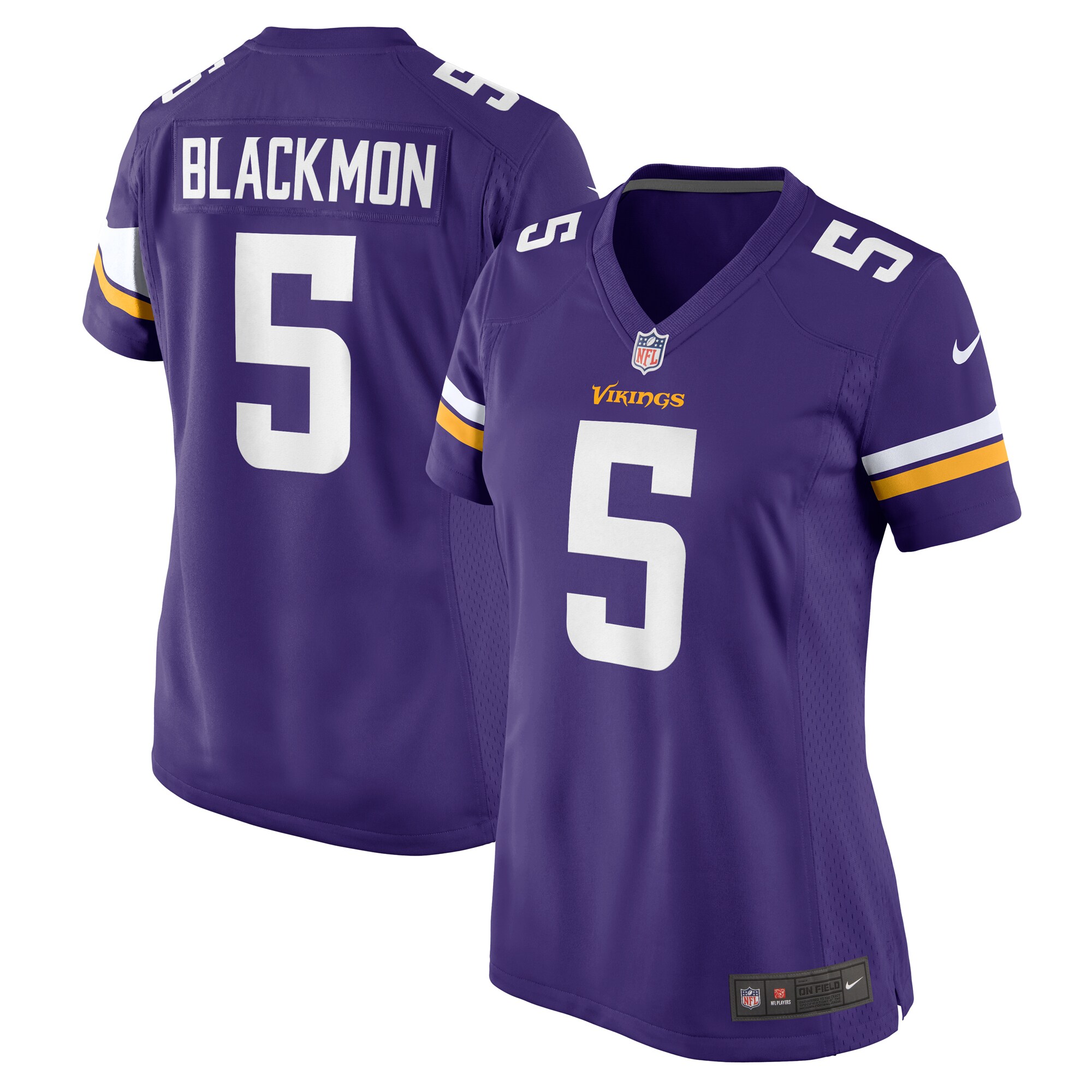 Minnesota Vikings Mekhi Blackmon Purple Game NFL Jersey Women's