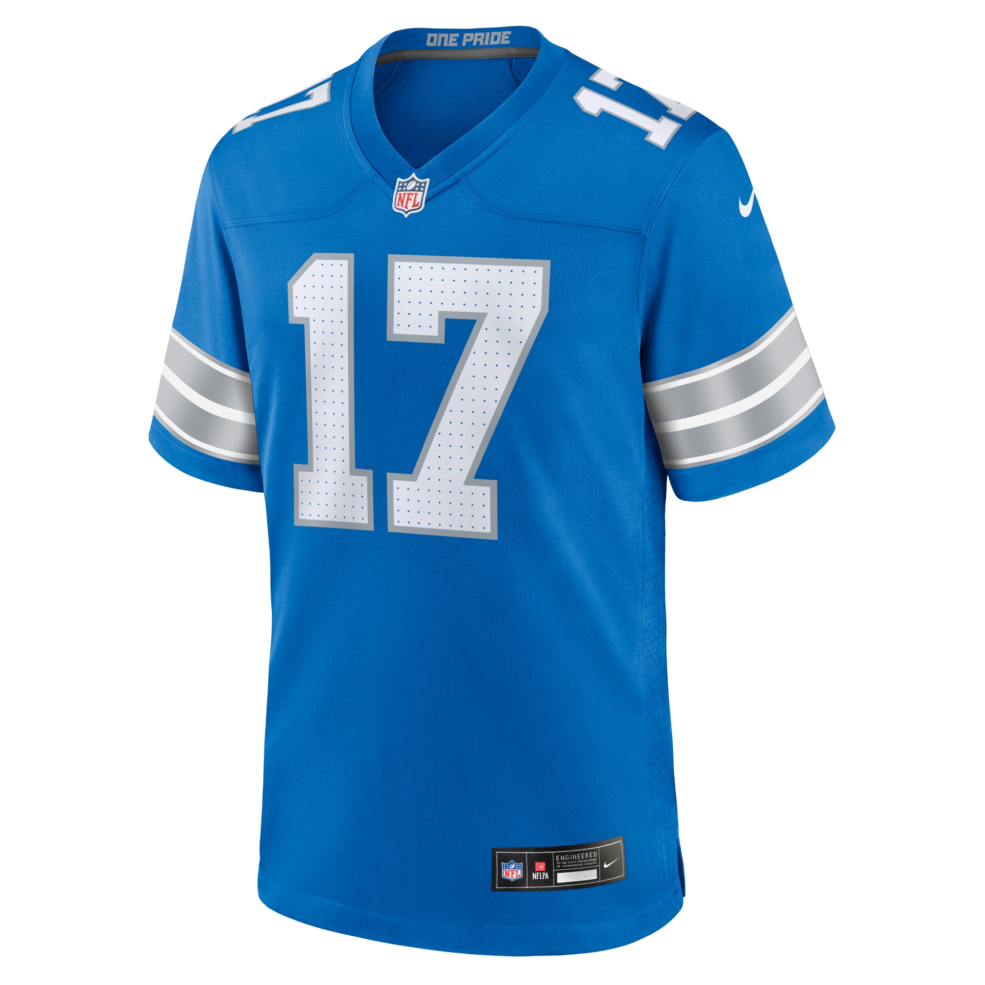 Detroit Lions Michael Badgley Blue Team Game NFL Jersey Men's