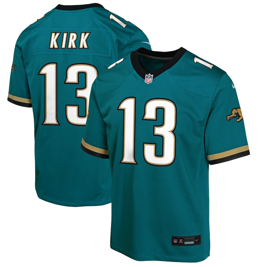 Christian Kirk 13 Jacksonville Jaguars Prowler Throwback Player Game Teal NFL Jersey Youth