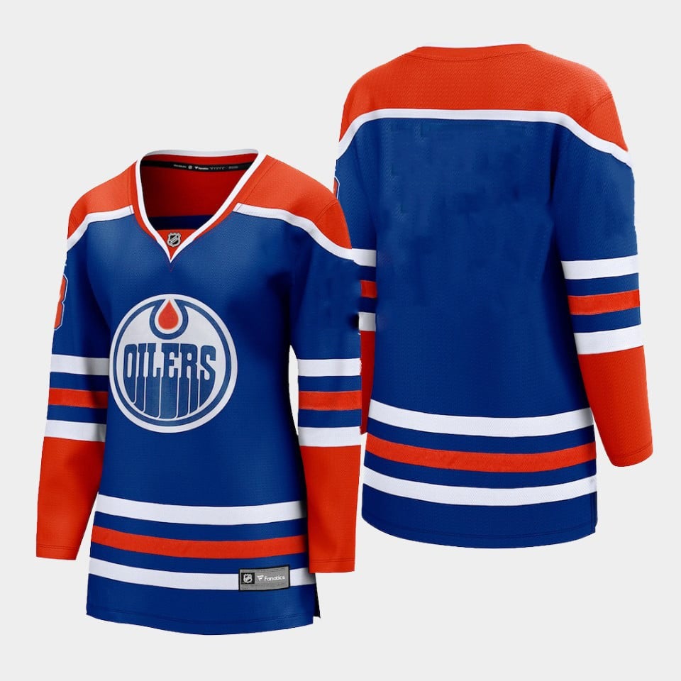 Zach Hyman 18 Edmonton Oilers Home Women NHL Jersey Women's