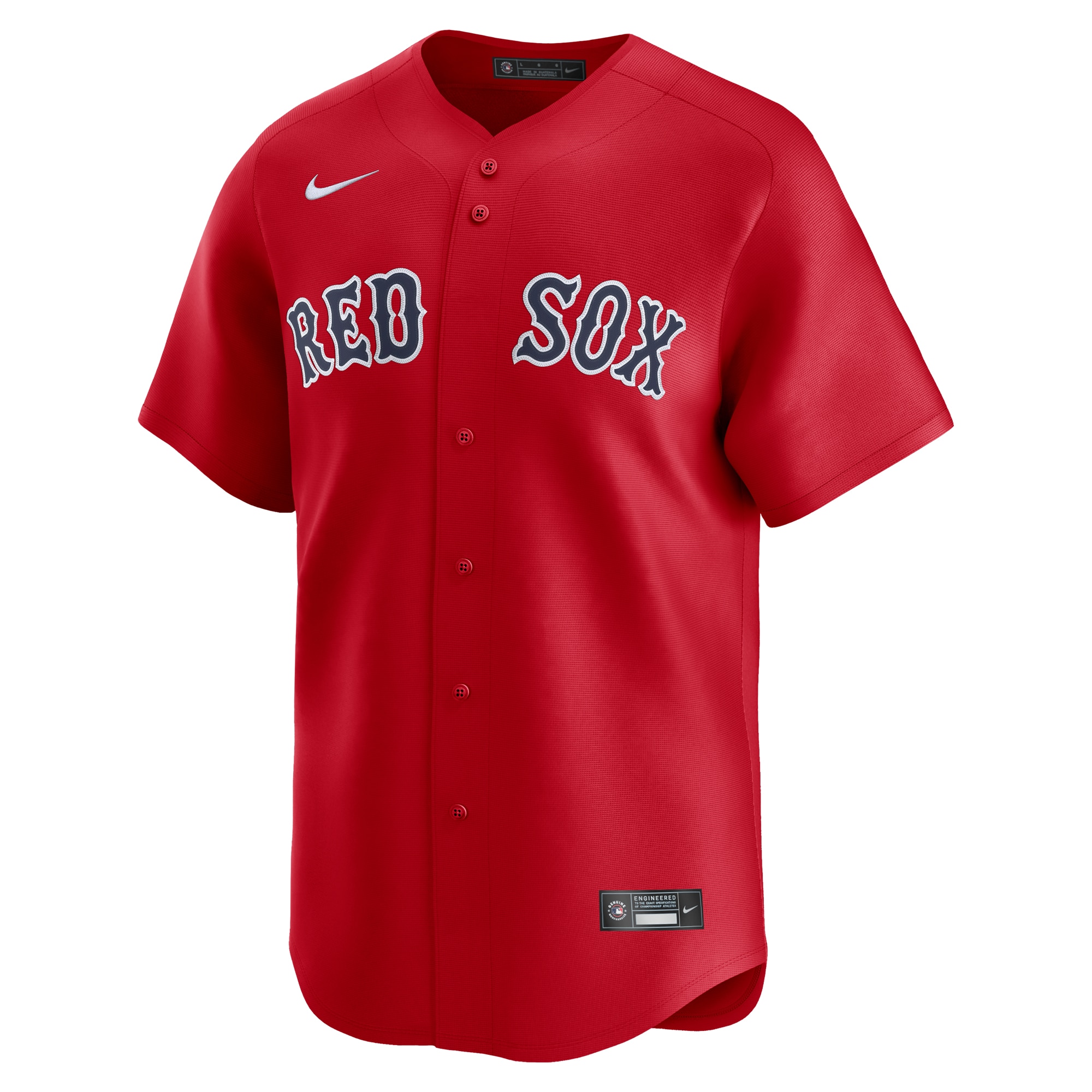 Boston Red Sox Red Alternate Limited Custom MLB Jersey Men's