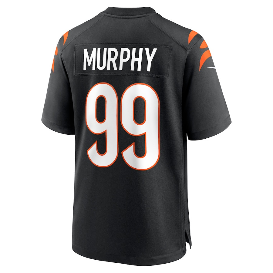 Myles Murphy 99 Cincinnati Bengals Team Game Black NFL Jersey Men's