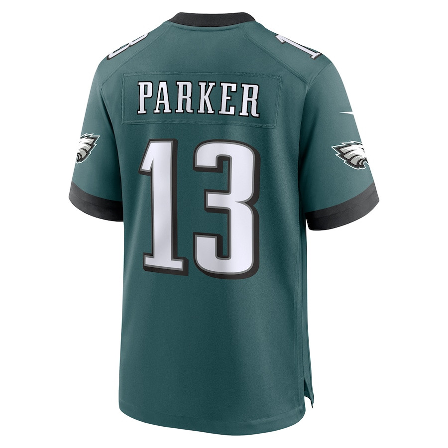 DeVante Parker 13 Philadelphia Eagles Game Midnight Green NFL Jersey Men's