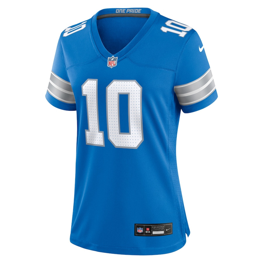 Tre'Quan Smith 10 Detroit Lions Game Blue NFL Jersey Women's