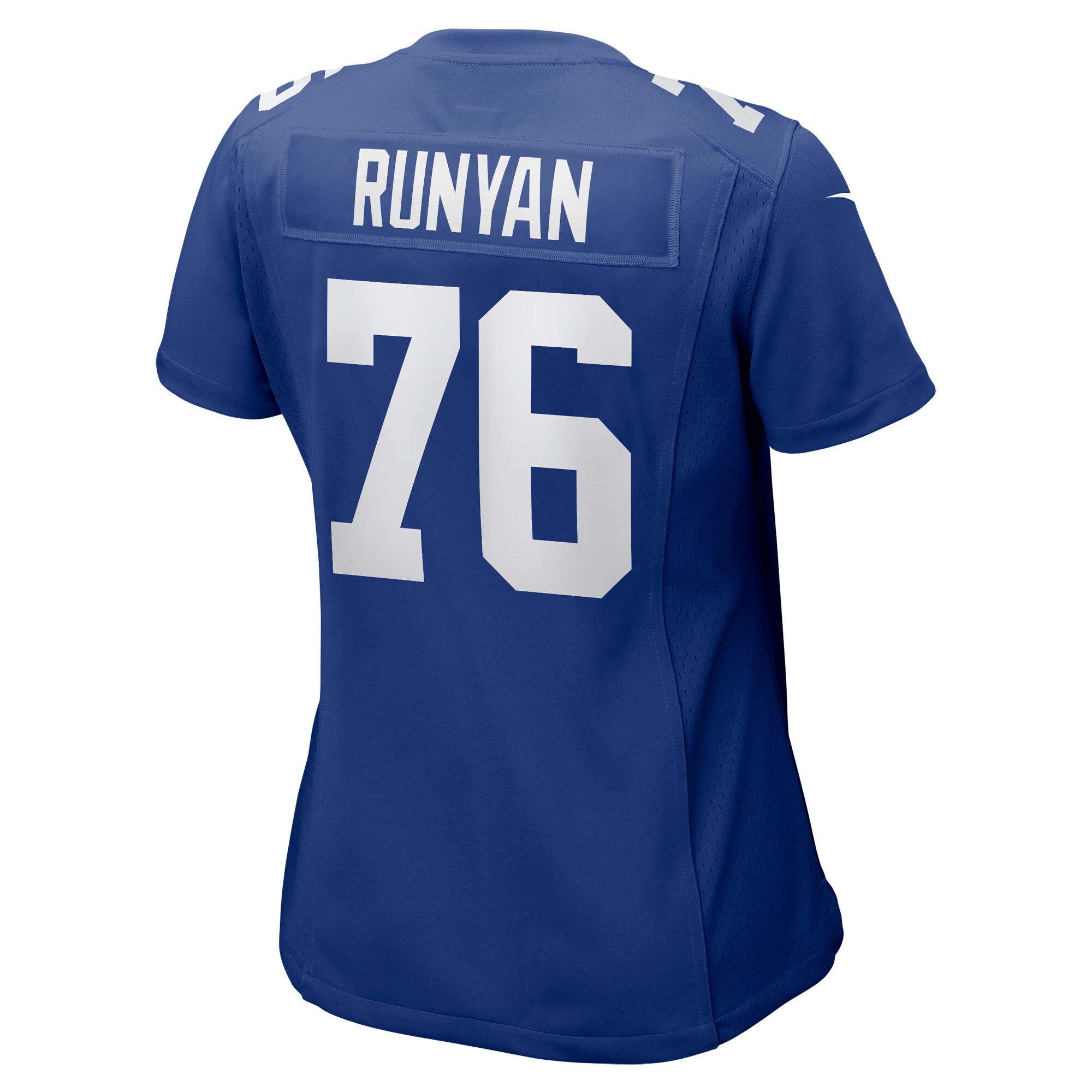 New York Giants Jon Runyan Royal Game NFL Jersey Women's