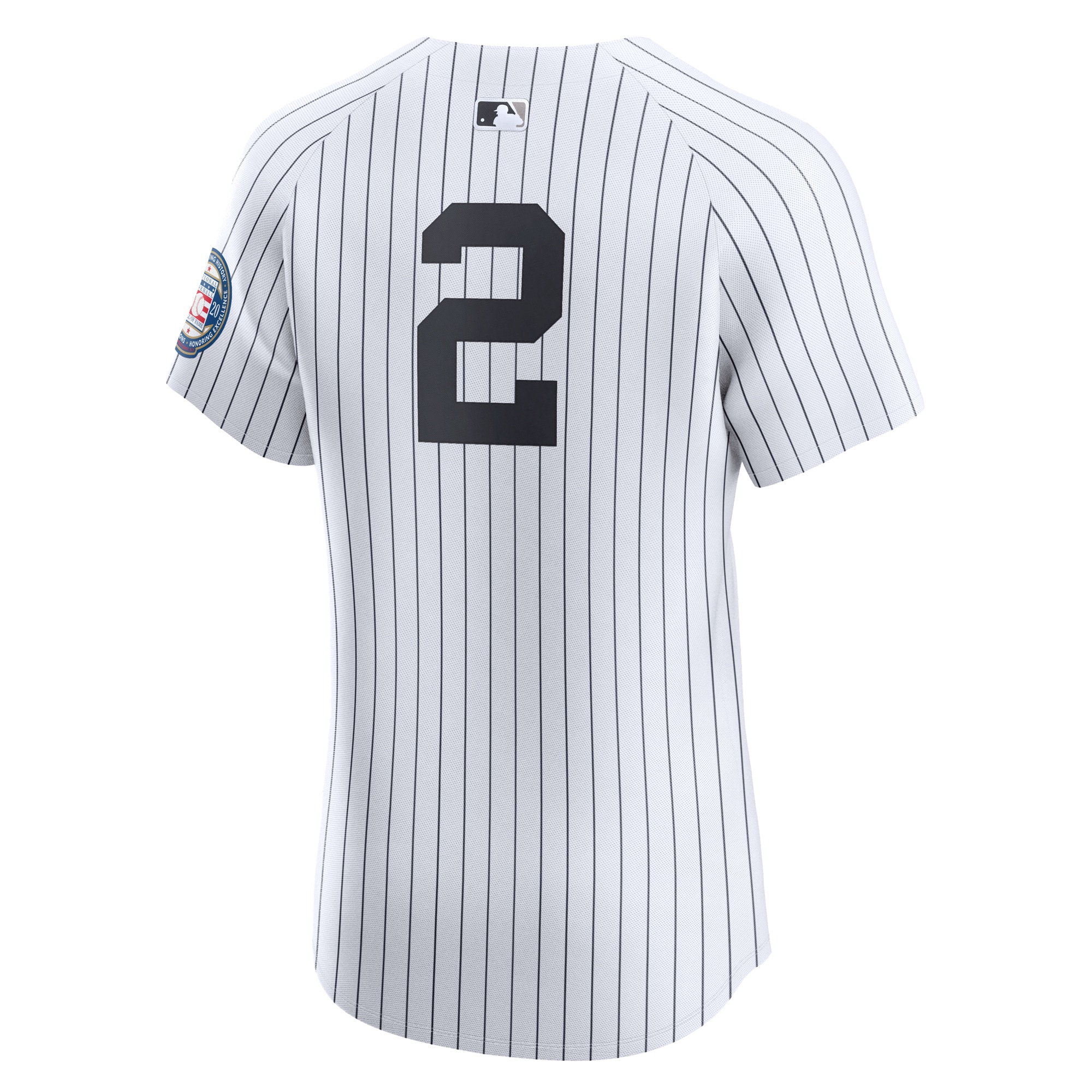 New York Yankees Derek Jeter White Home Elite MLB Jersey Men's