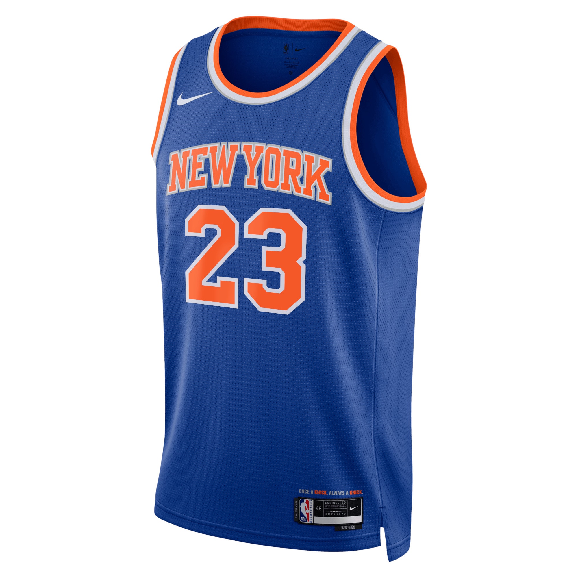 New York Knicks Icon Edition Swingman Blue Mitchell Robinso Unisex NBA Jersey Unisex