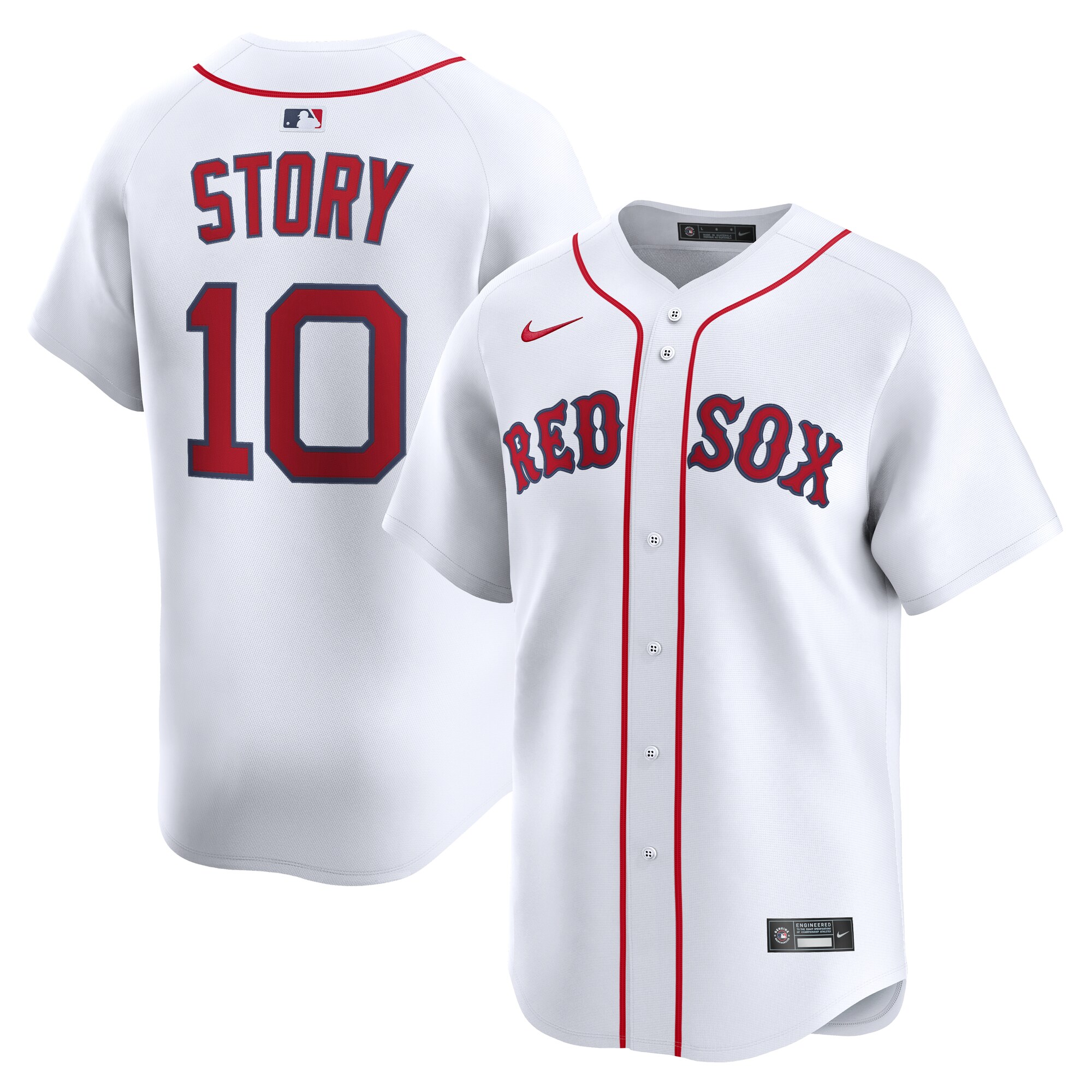 Boston Red Sox Trevor Story White Alternate Limited Player MLB Jersey Men's
