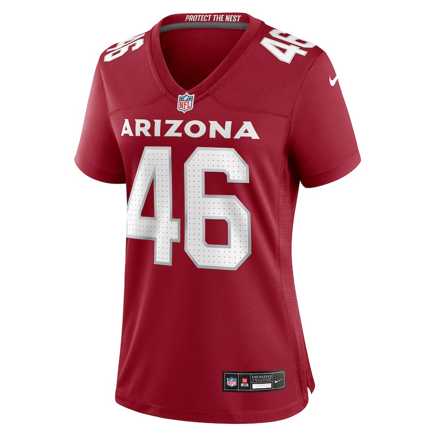 Aaron Brewer 46 Arizona Cardinals Game Cardinal NFL Jersey Women's